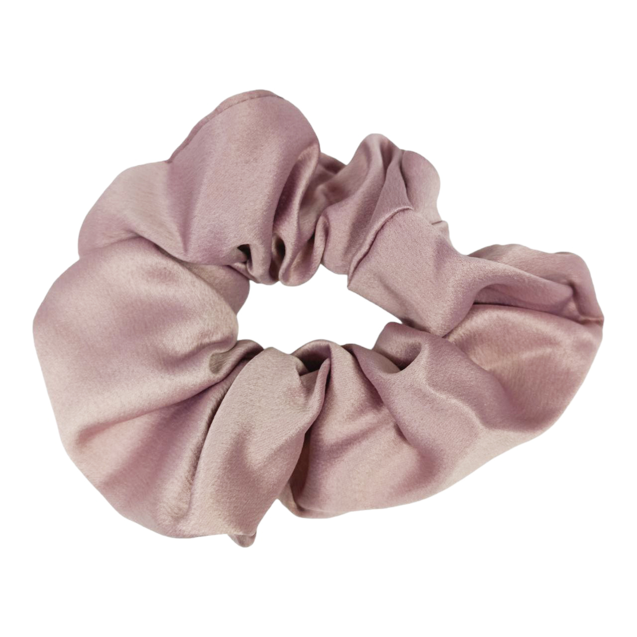 Chouchou créateur \'Scarlett\' violet - largeur 5 cm (satiné) - [R6305]