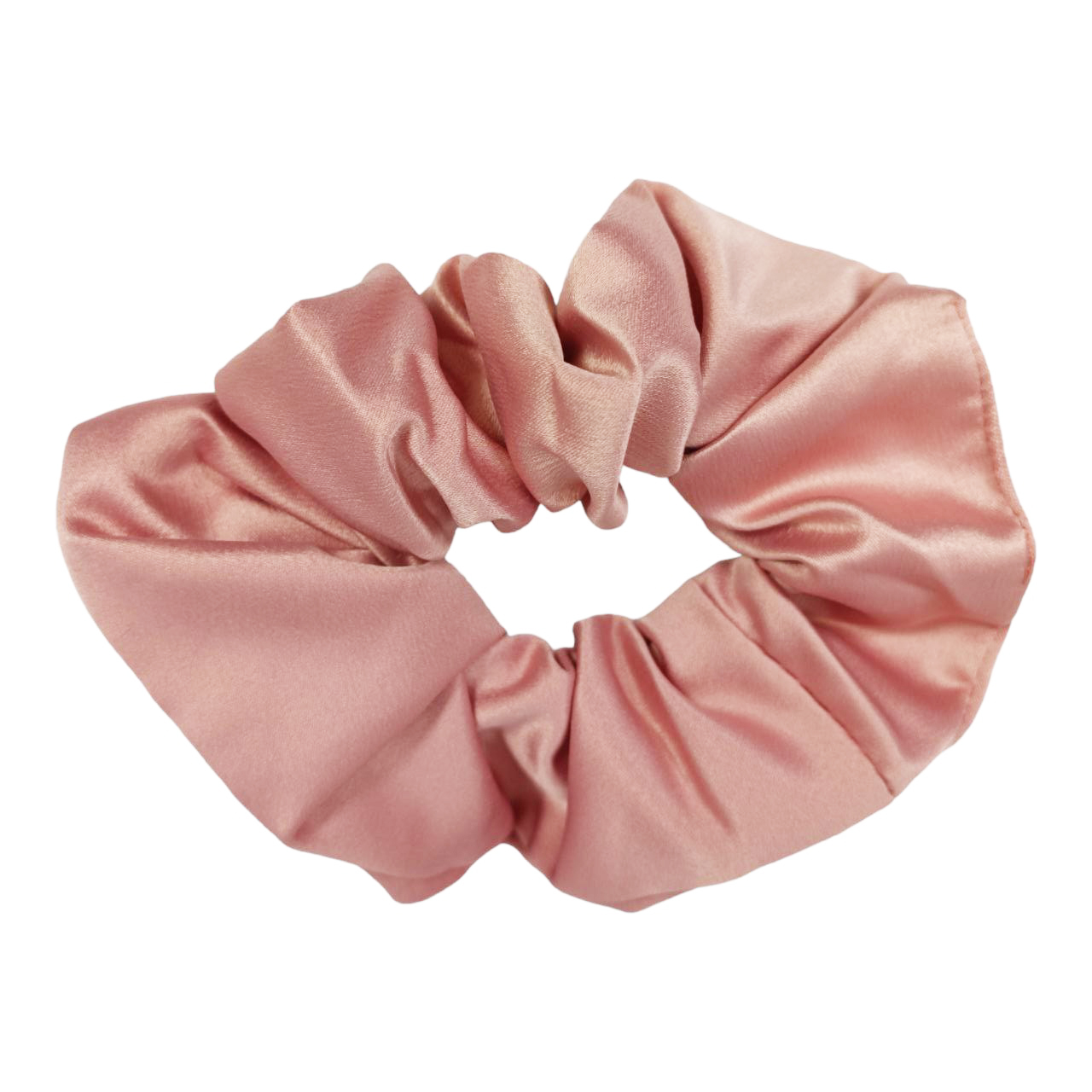 Chouchou créateur \'Scarlett\' rose - largeur 5 cm (satiné) - [R6307]