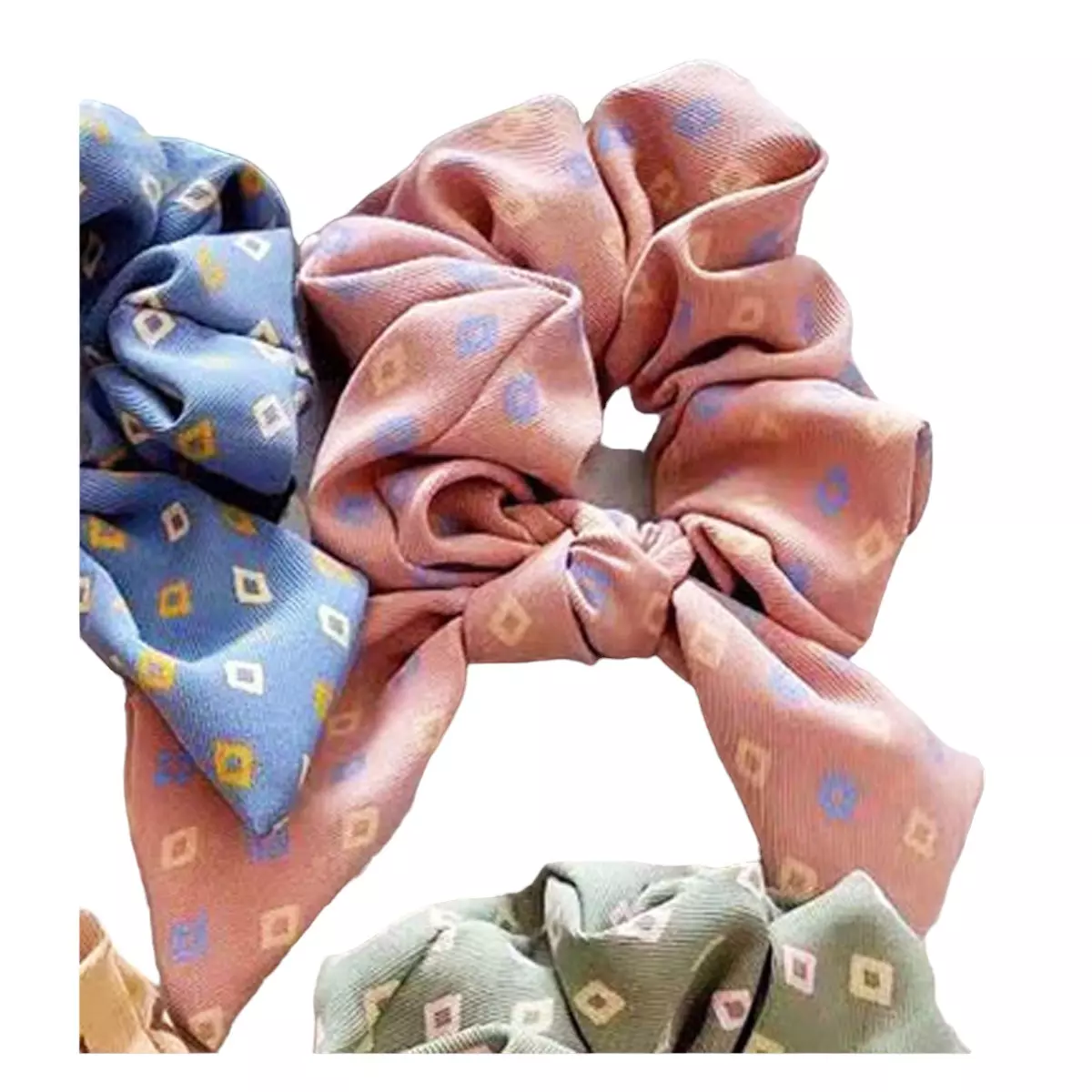 les trésors de lily Chouchou créateur 'Scarlett' vieux rose 16x10 cm largeur 4 cm (noeud) [R6314]