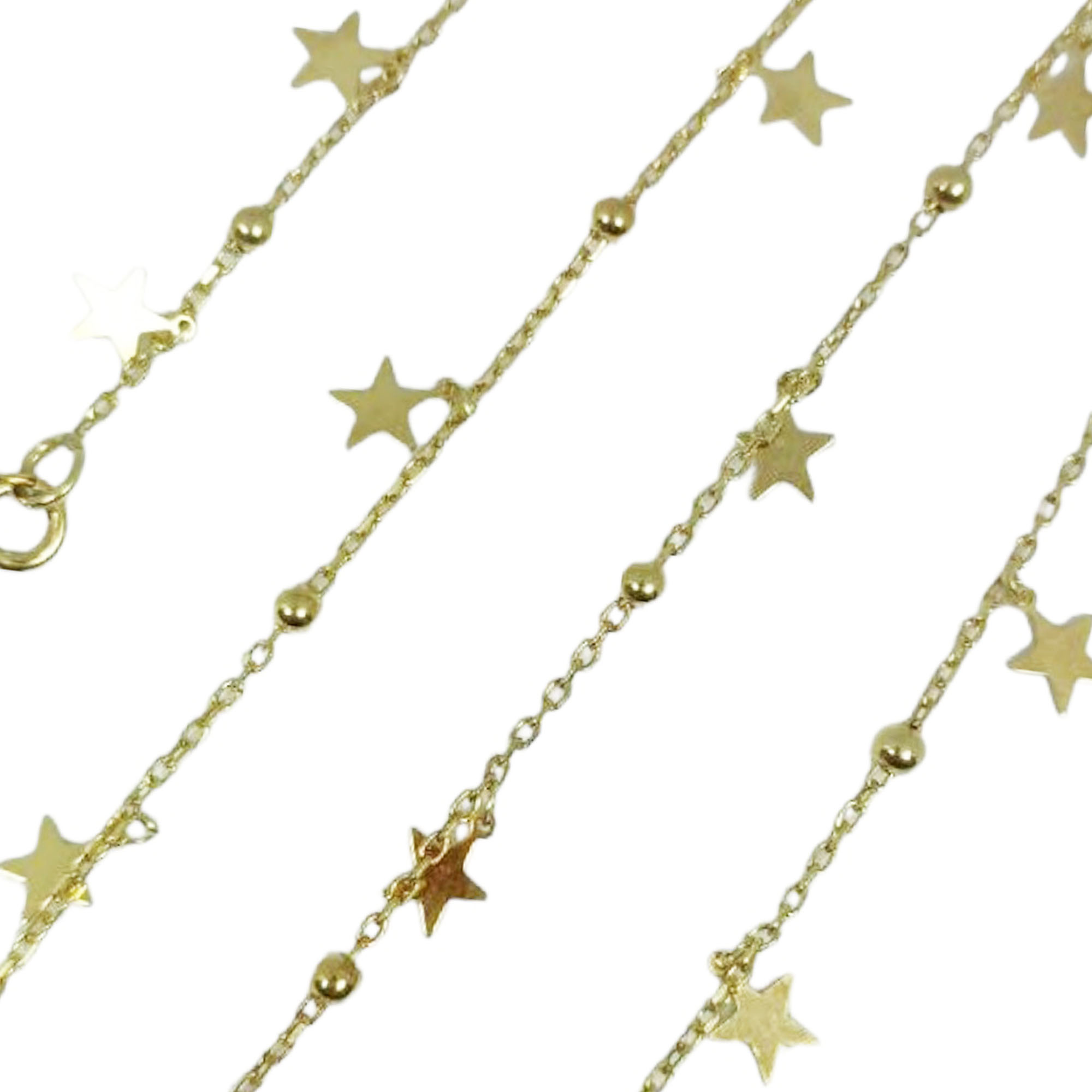 Collier sautoir Argent artisanal \'Cléopatra\' doré - 85 cm, 6 mm - [R9675]