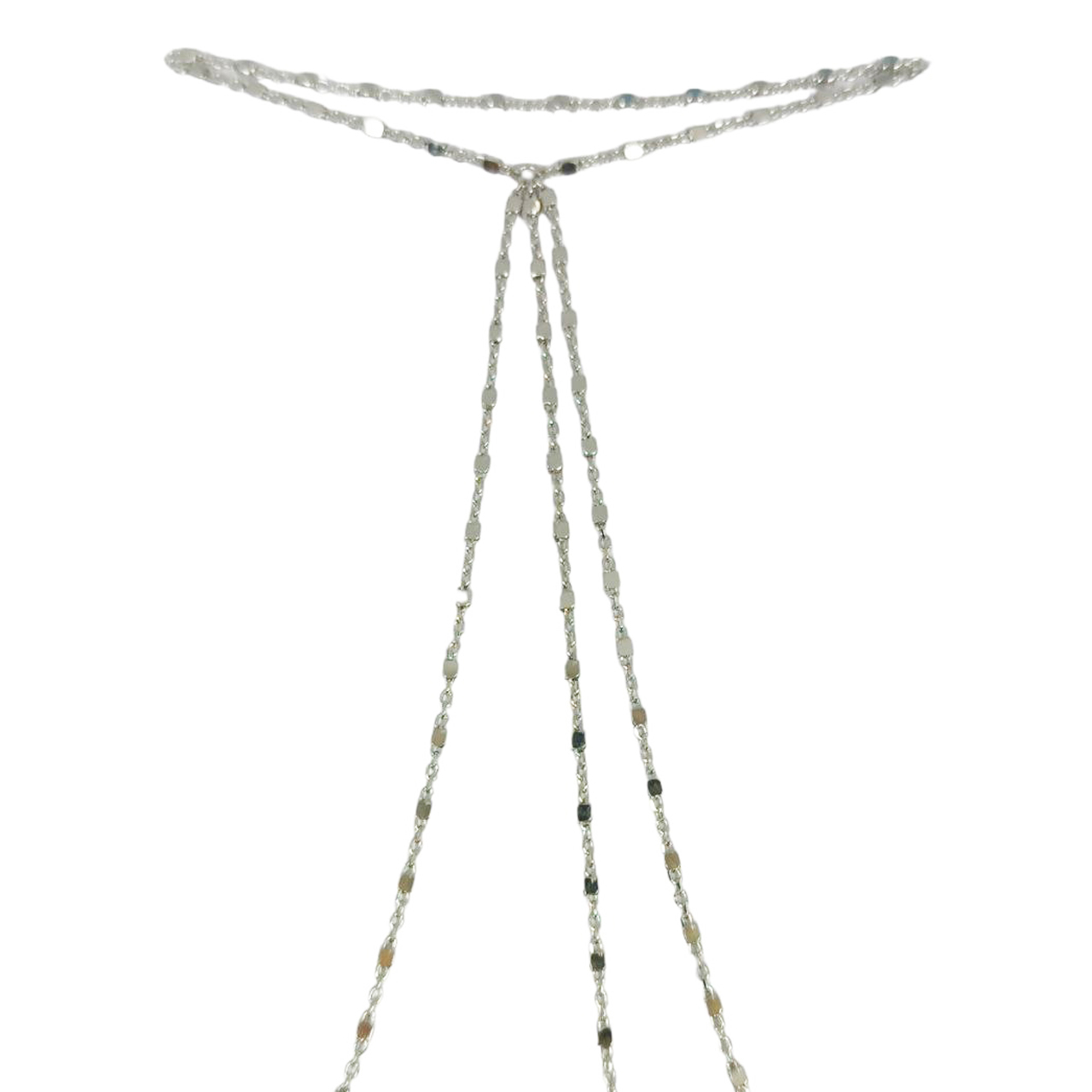 Bracelet bague argent \'Arégonde\' argenté (rhodié)  - [R9850]