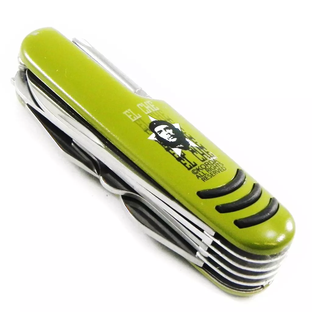les trésors de lily Couteau multifonctions 'Che' vert [I2087]