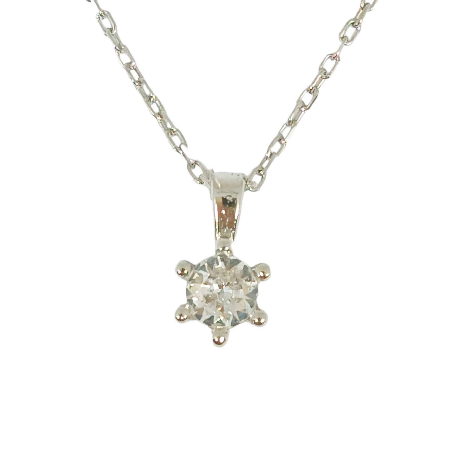 Collier Argent \'Unique\' Blanc argenté (rhodié) - 4 mm - [S0192]