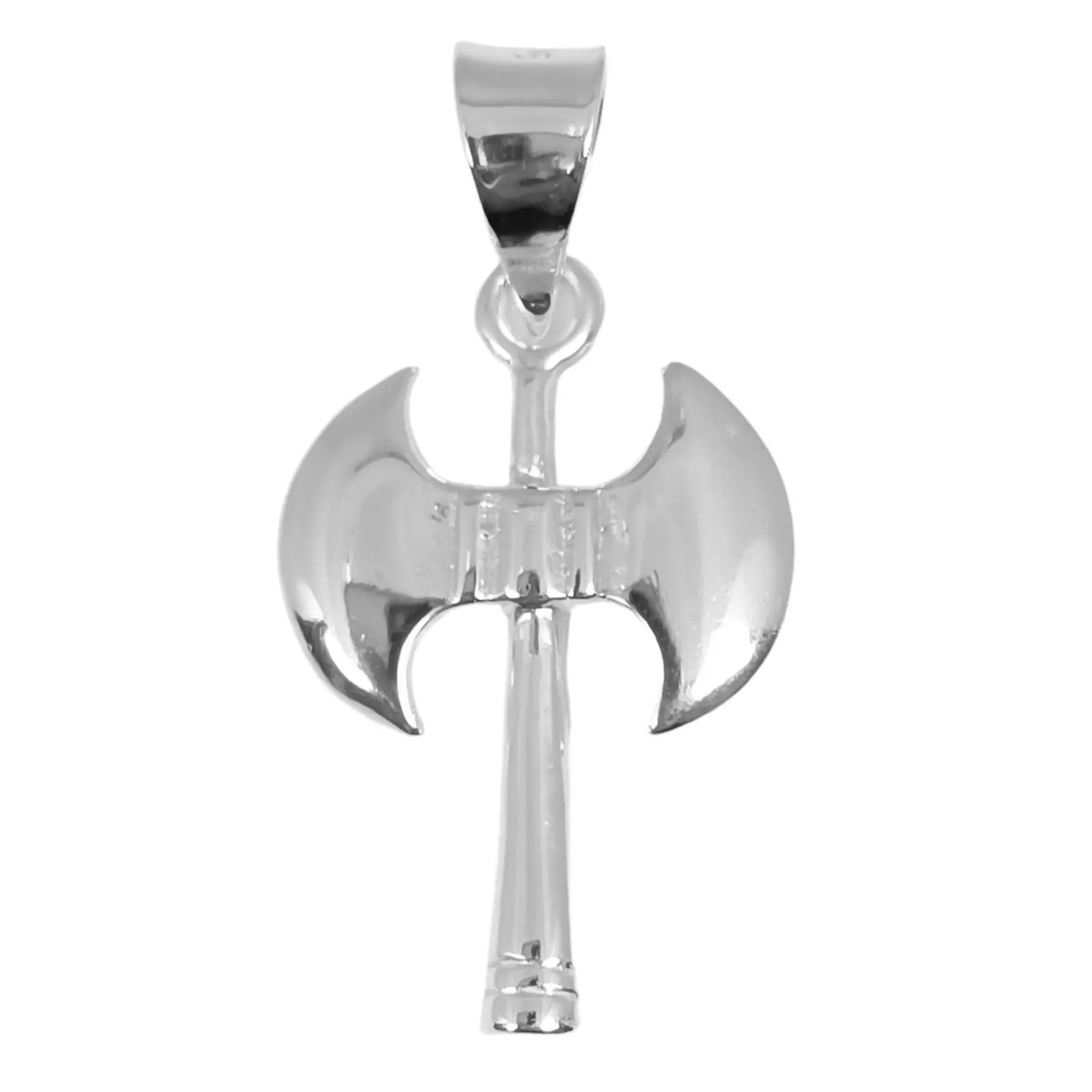 les trésors de lily Pendentif Argent 'Hache Viking' argenté 21x16 mm [S0453]