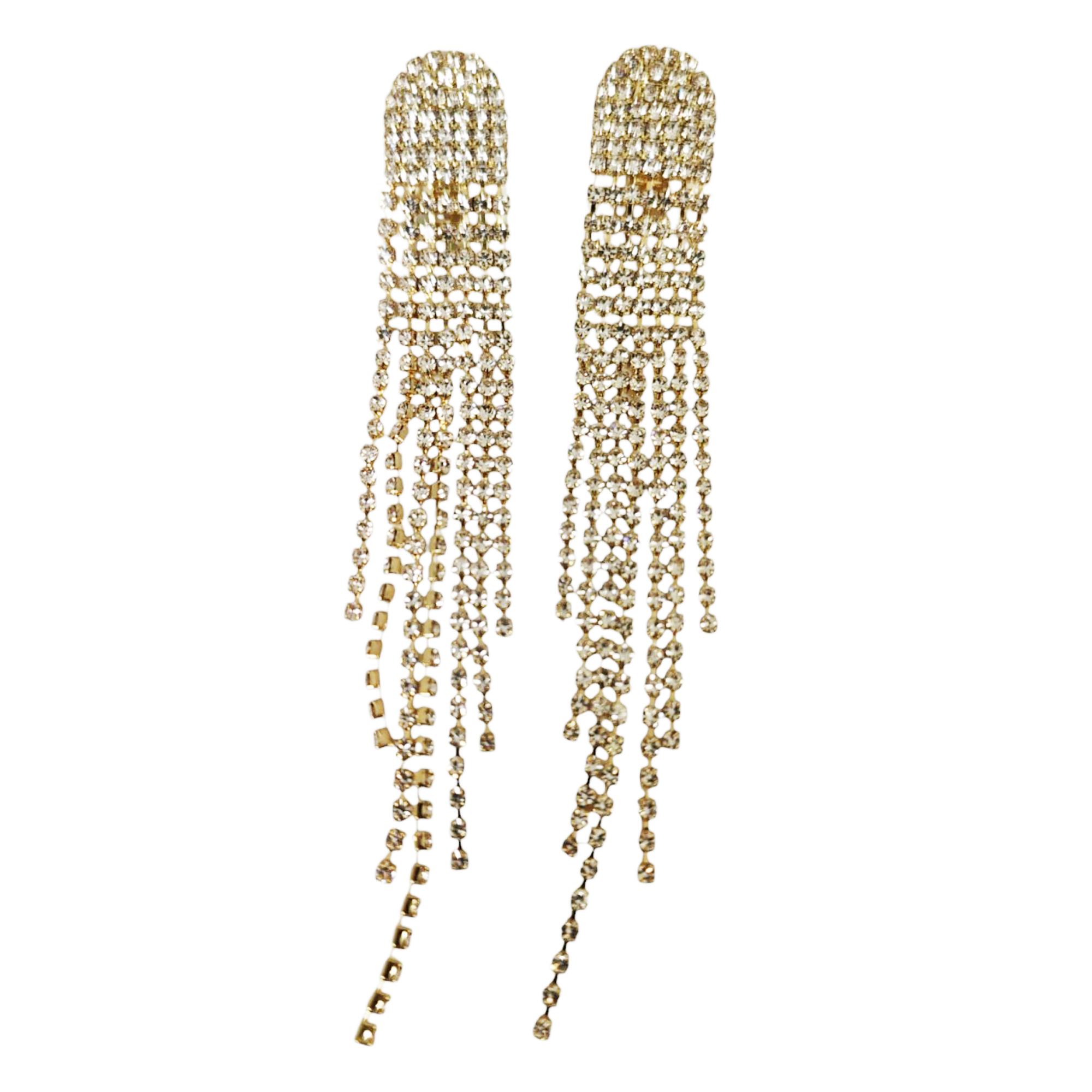 Clips Créateur \'Arégonde\' blanc doré - 11 cm - [R9017]