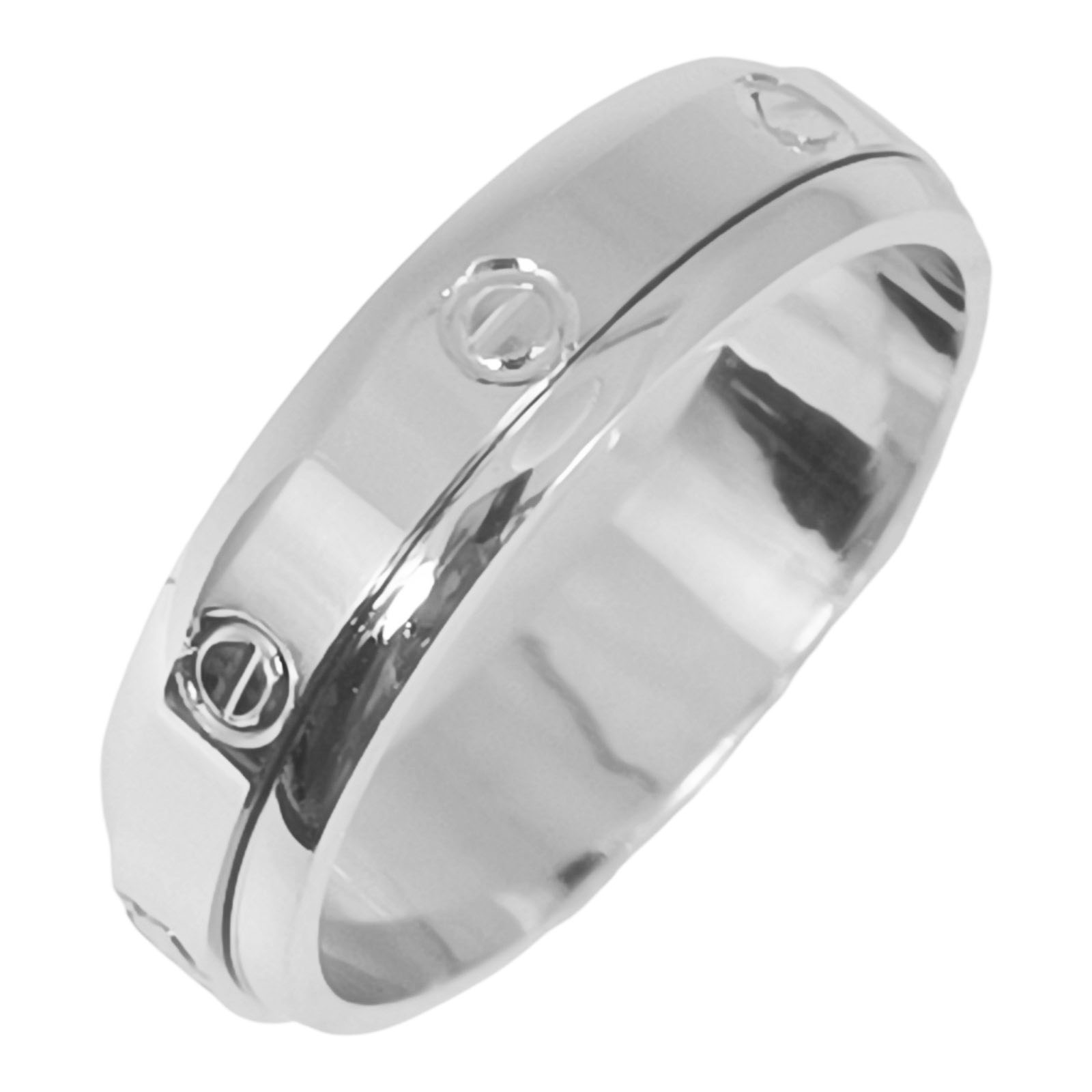 Bague Argent anti-stress \'Thorgal\' argenté - 6 mm - [S1179]