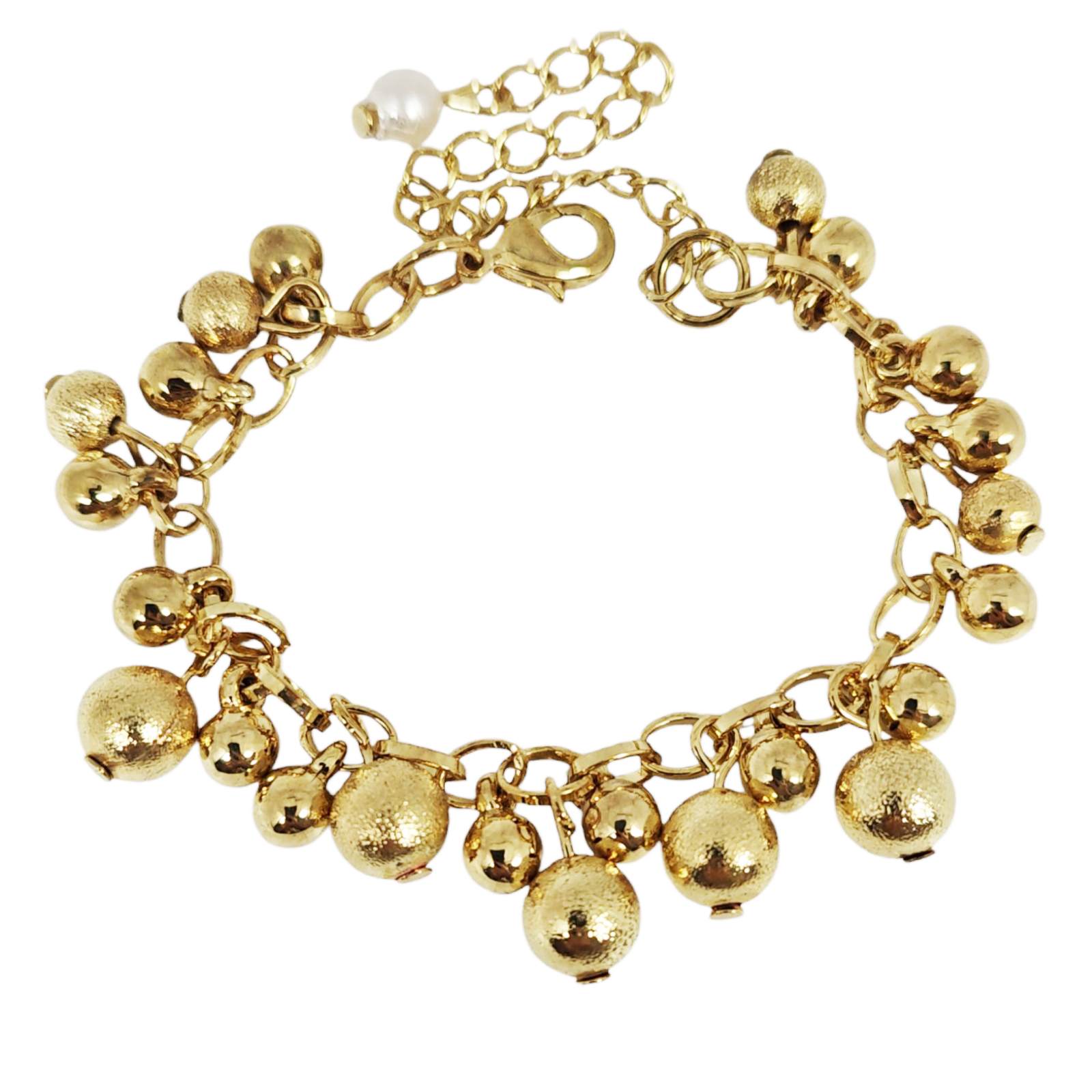 Bracelet \'Cléopatra\' doré - 8 mm - [S1319]