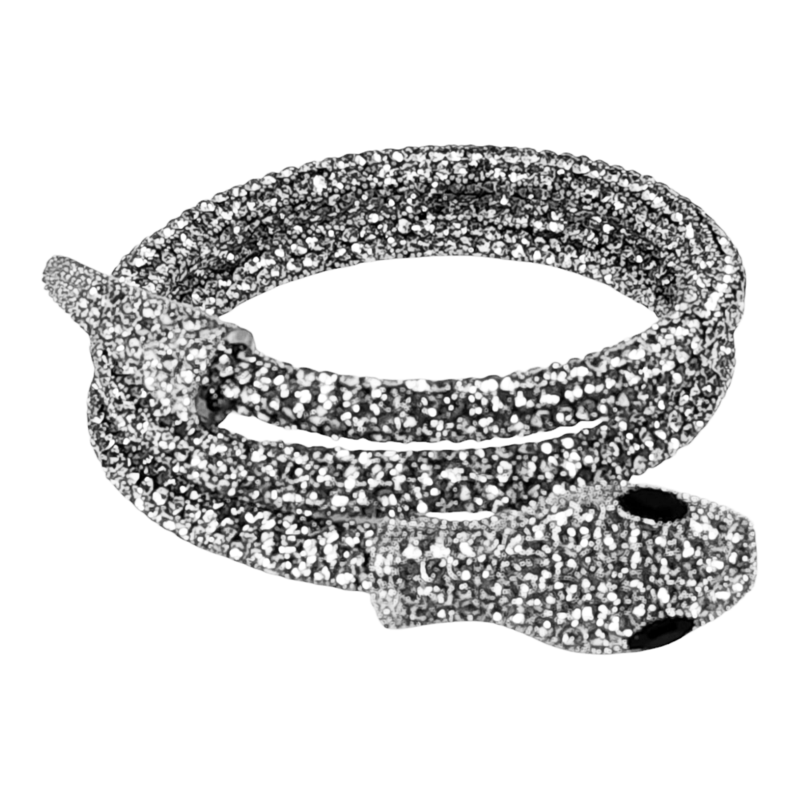Bracelet créateur \'Tentation\' blanc argenté - taille unique - [S1394]