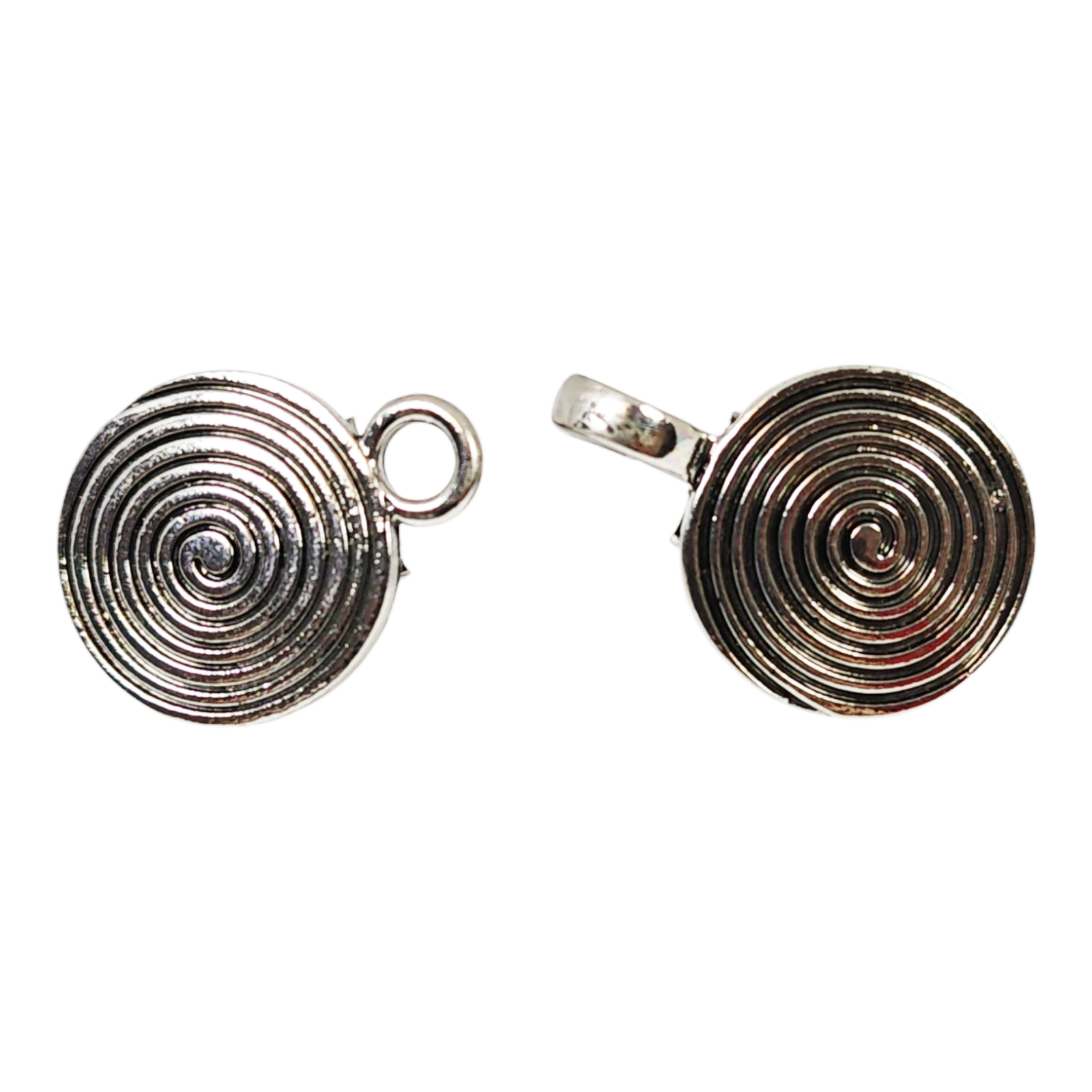 Clip Bijou Multifonction / Pince Bijou Pull et Cardigan \'Scarlett\' argenté - 20 mm - [S1458]
