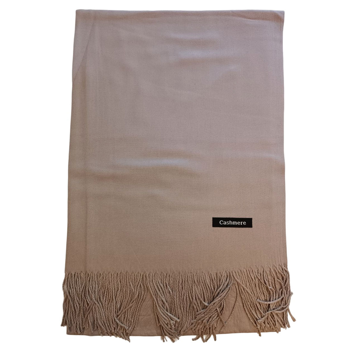 Écharpe cachemire \'Epuré Cachemire\' taupe clair - 200x70 cm - [R7934]