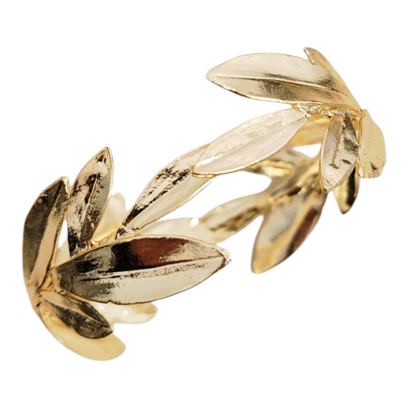 Bracelet artisanal \'Cléopatra\' doré - 62 mm 23 mm - [S1732]