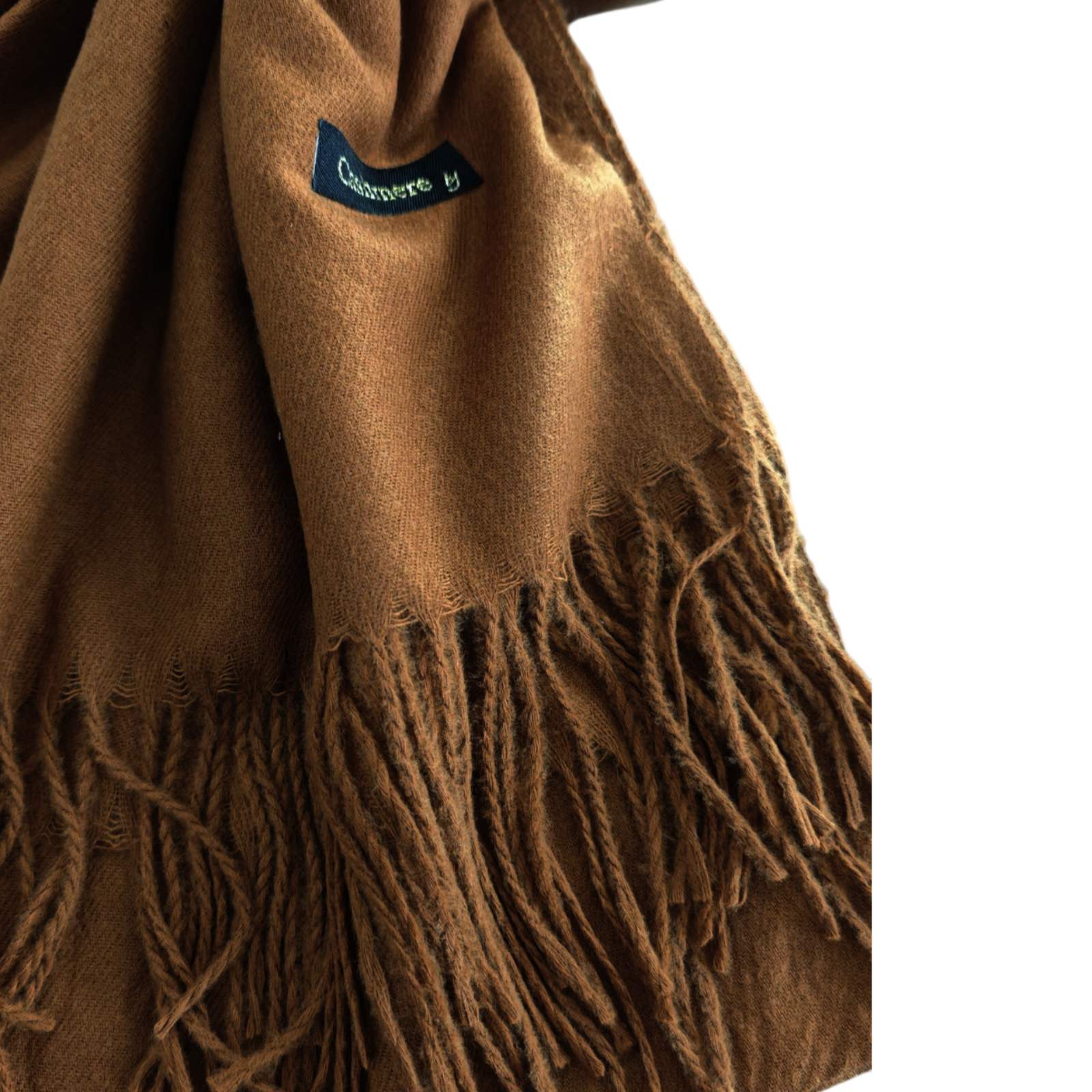 Écharpe cachemire \'Epuré Cachemire\' marron - 200x70 cm - [S1742]