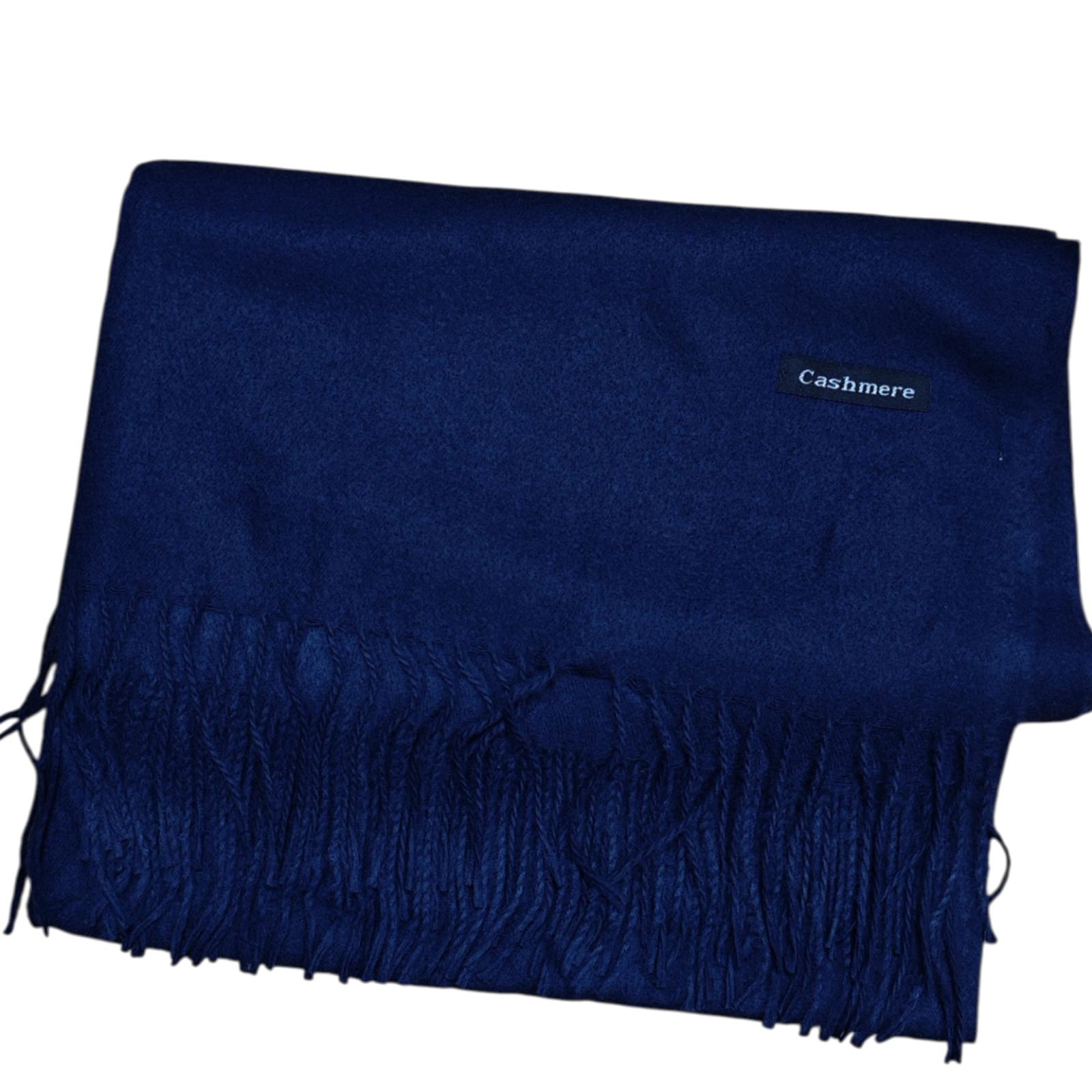 Écharpe cachemire \'Epuré Cachemire\' bleu marine - 200x70 cm - [S1752]