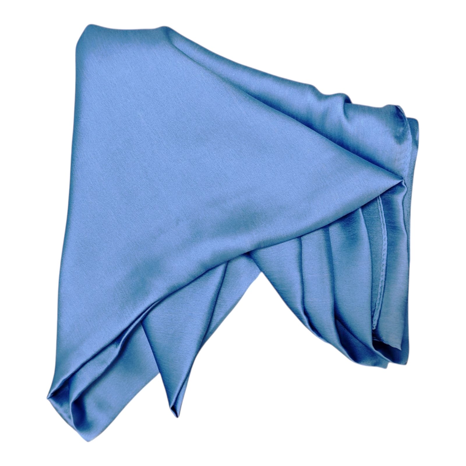 Écharpe / Foulard soie \'Soie Éternelle\' bleu gris - 190x90 cm - [S1781]