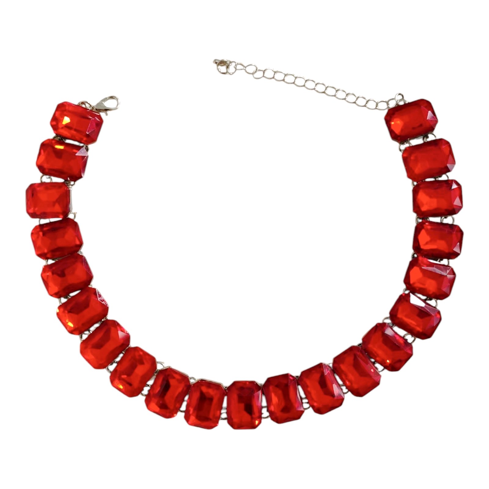 Ras de cou \'Arégonde\' rouge - 18 mm - [S1841]