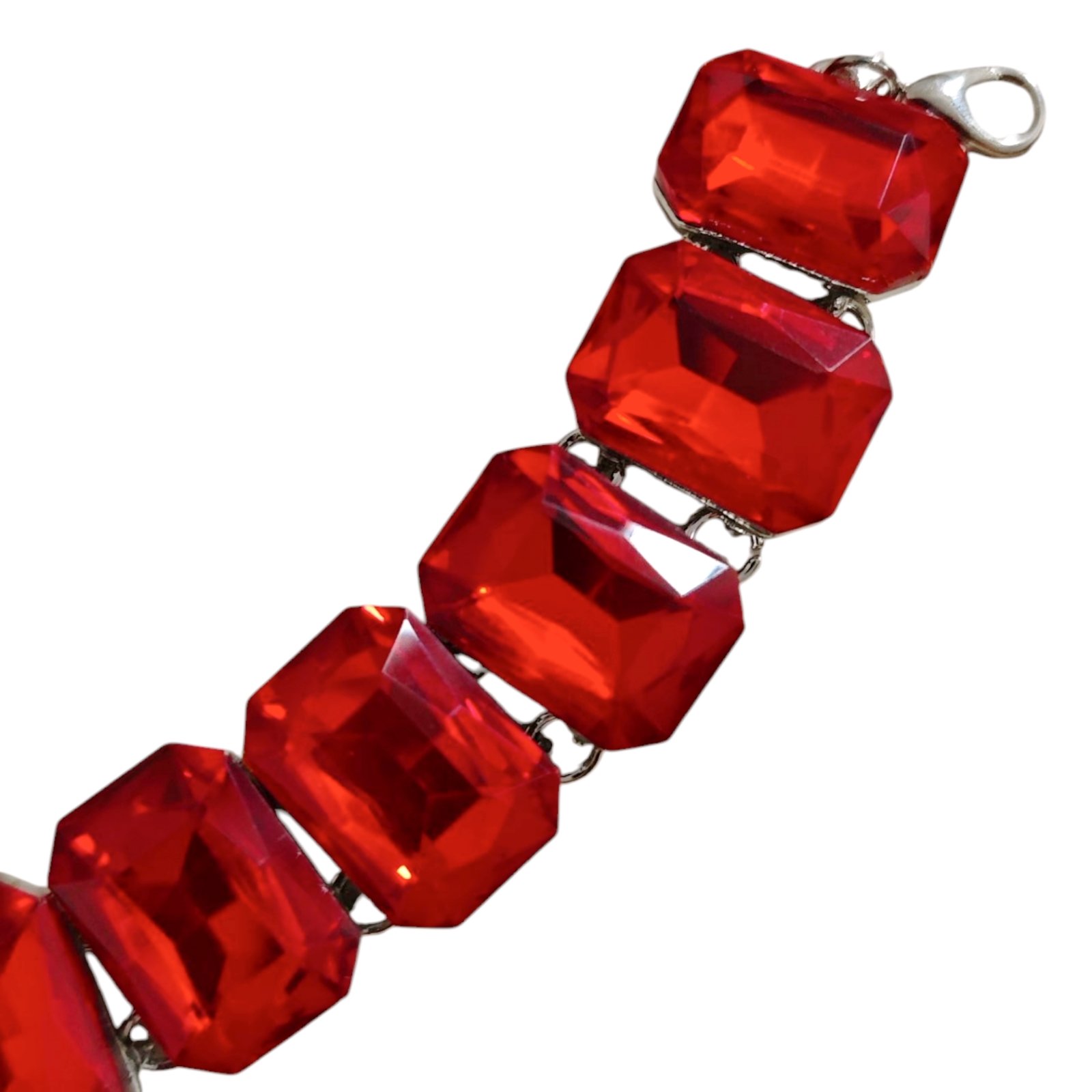 Bracelet Créateur \'Arégonde\' rouge - 18 mm - [S1842]