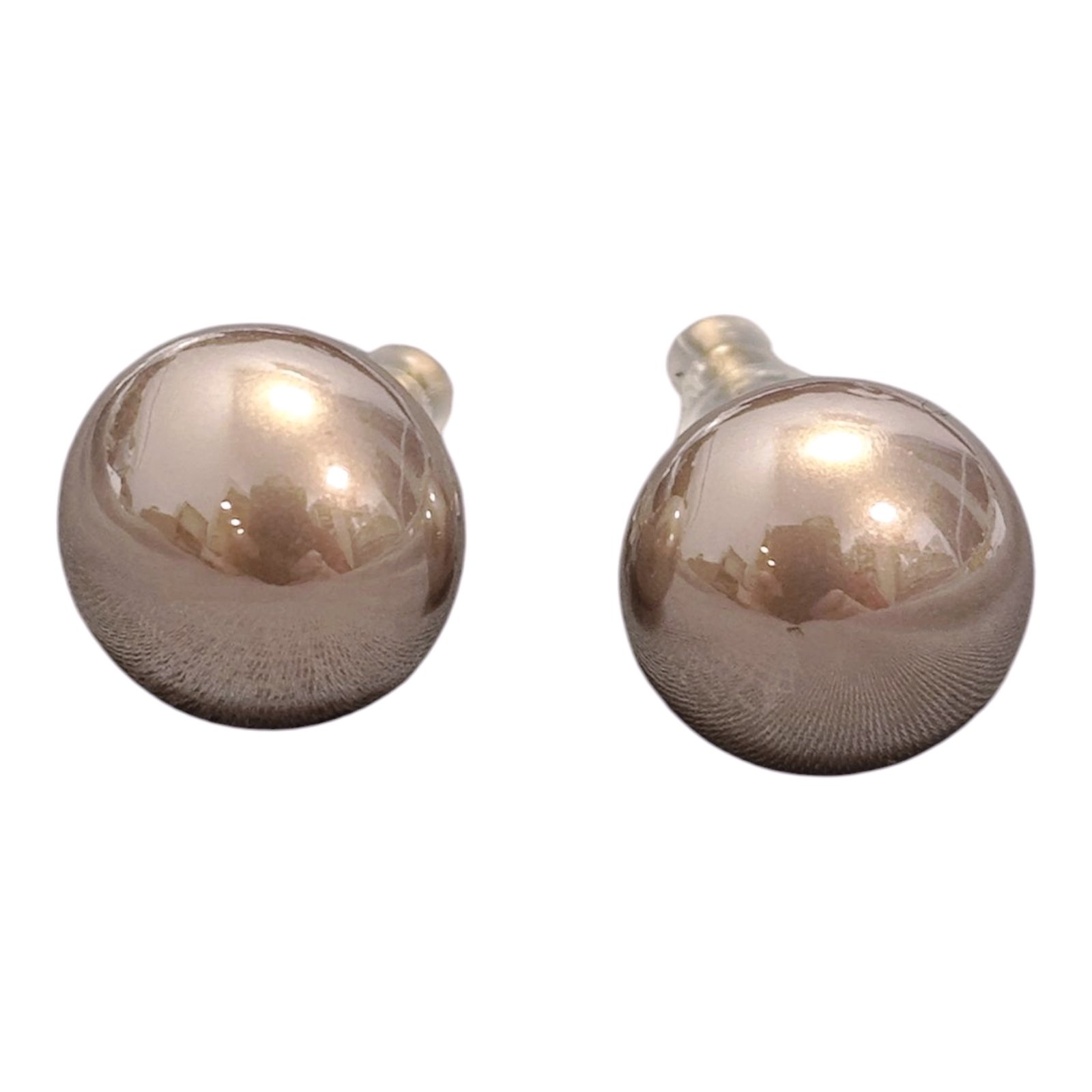 Boucles d\'oreilles \'Perla\' gris - 14 mm - [S1857]