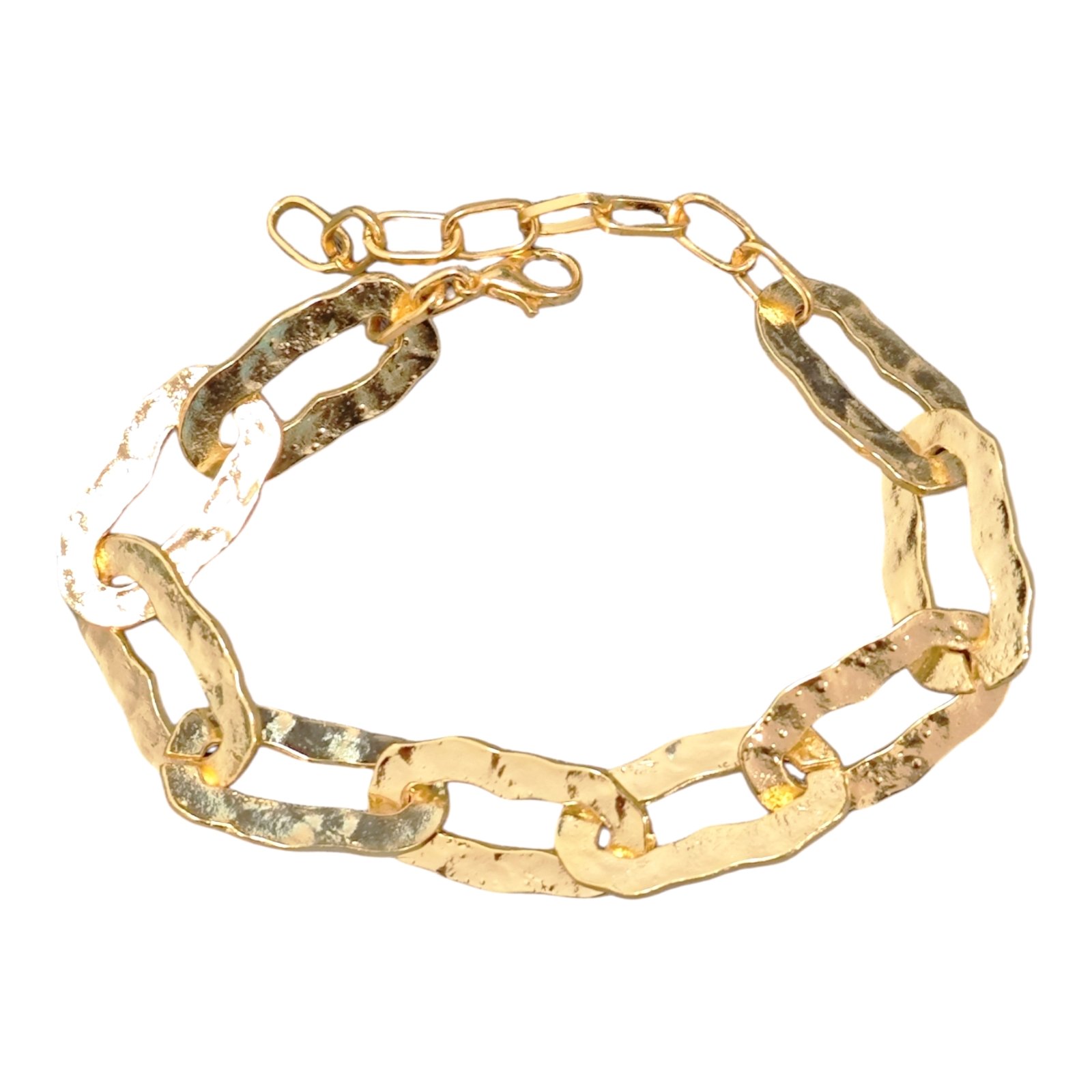 Bracelet Créateur \'Cléopatra\' doré - 14 mm - [S1911]