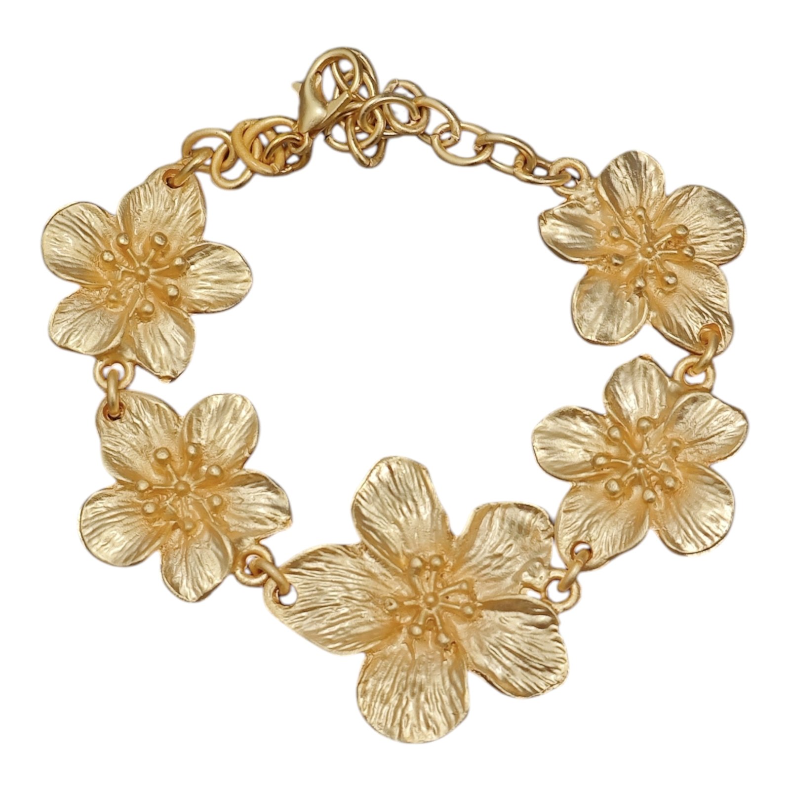 Bracelet Créateur \'Cléopatra\' doré - 28 mm - [S1919]
