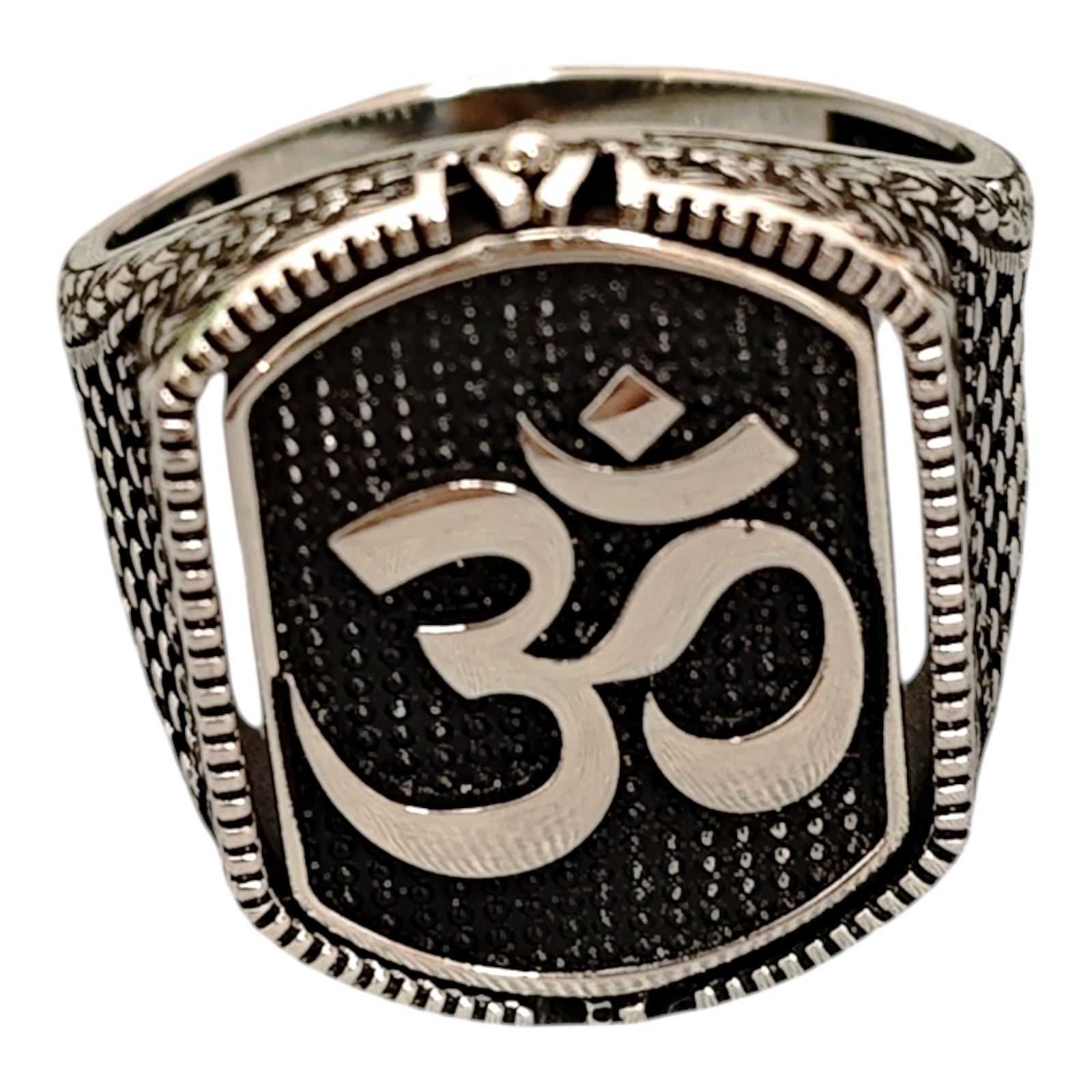 Bague Homme Argent \'Thorgal\' argenté vieilli - 23x18 mm - [S1943]