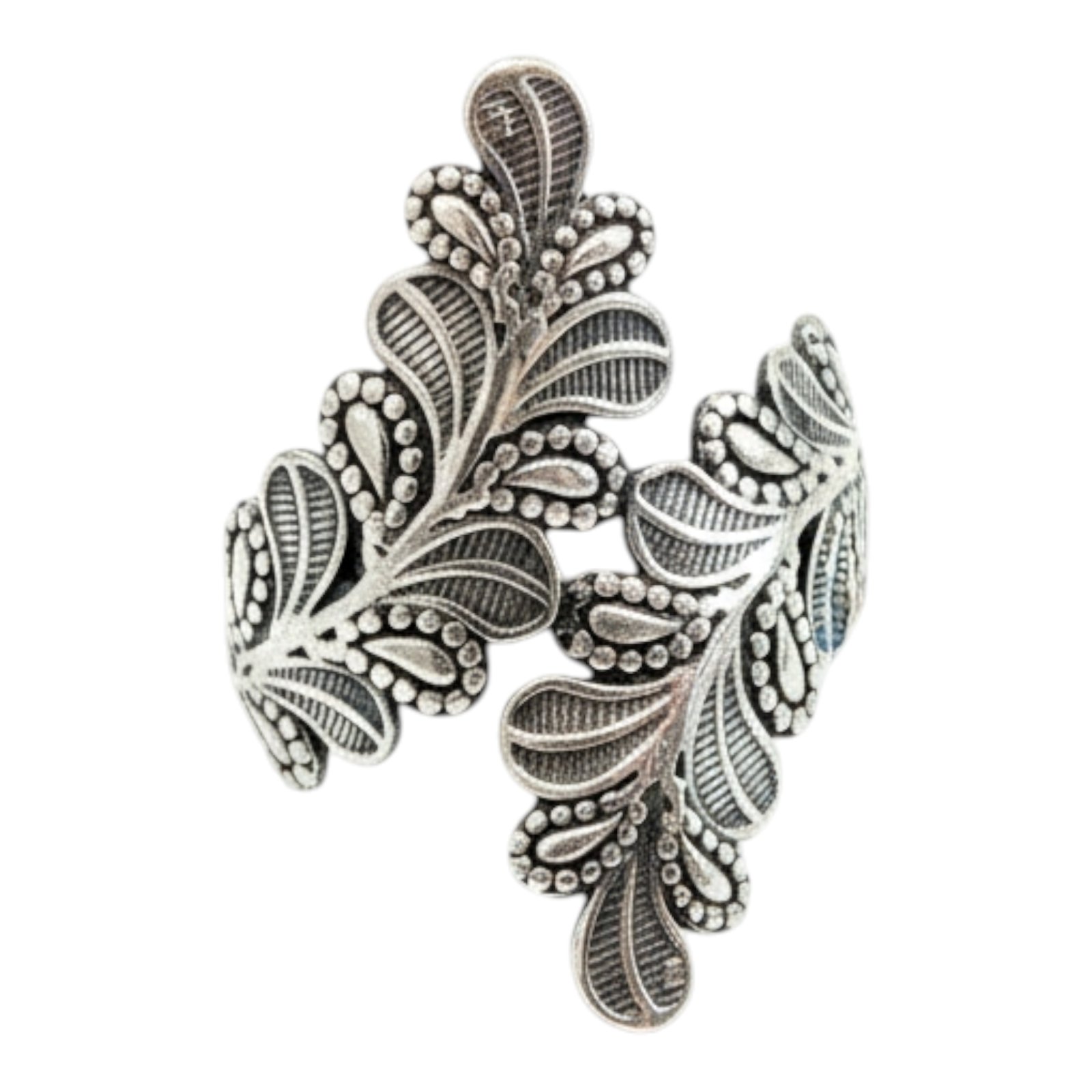 Bague Argent \'Cléopatra\' argenté vieilli - 30 mm - [S2030]