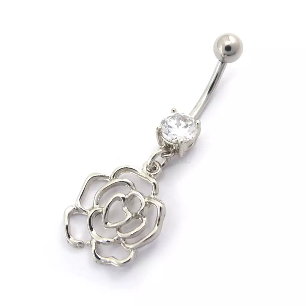 les trésors de lily Body Piercing 'Rosa Romantica' blanc [K0267]