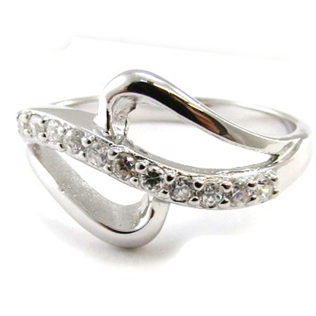 Bague Argent \'Déesse\' blanc - [J0379]