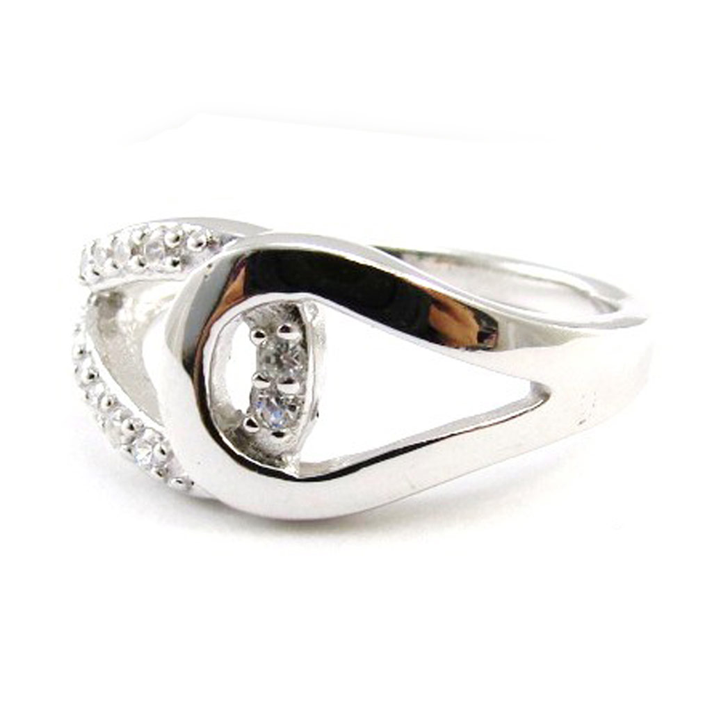 Bague Argent \'Déesse\' blanc - [J0382]