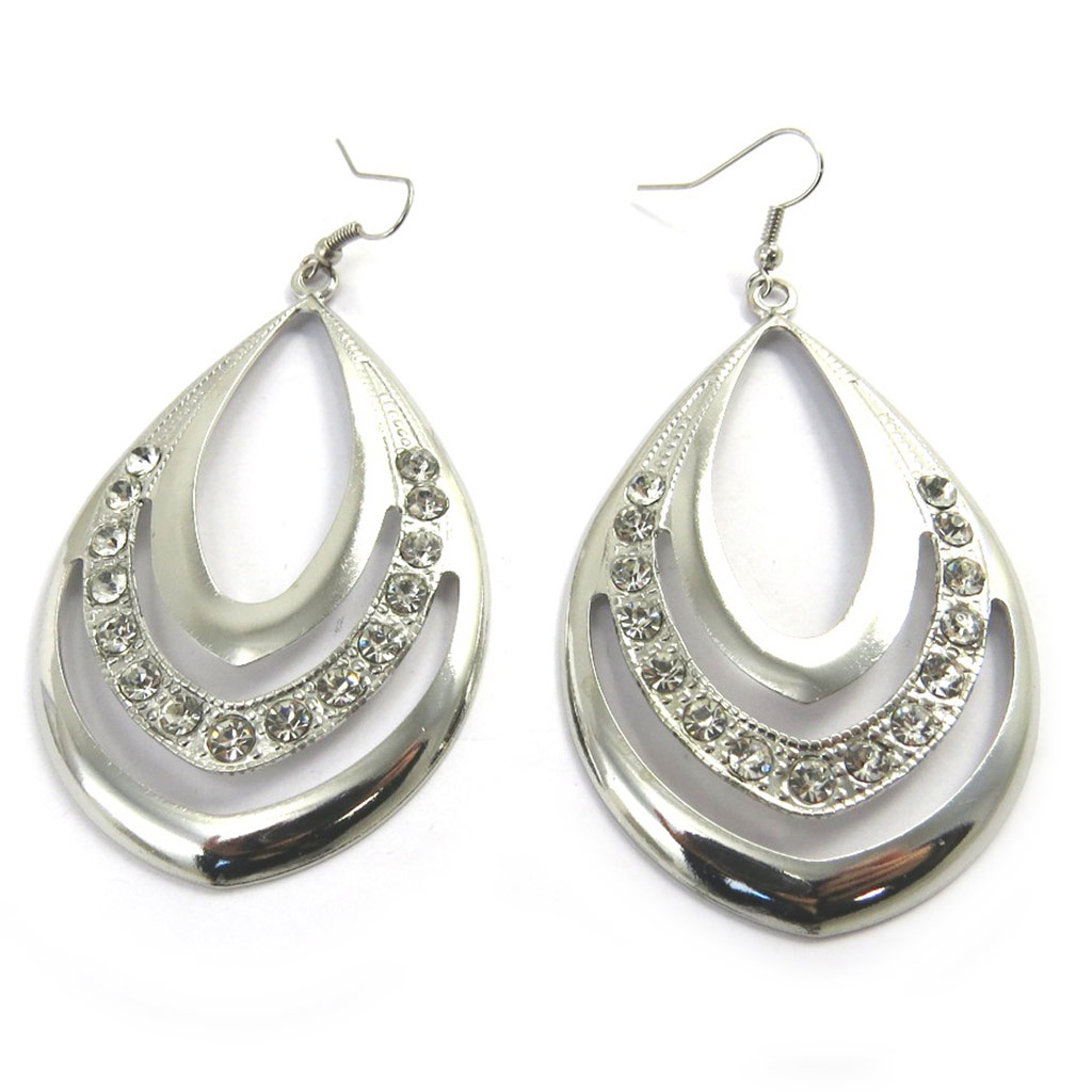 Boucles Créateur \'Scarlett\' blanc - [M0725]