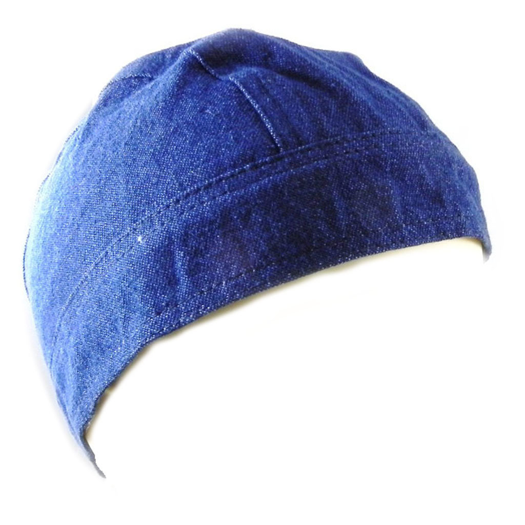 Visière \'Jean\' bleu - [H2254]