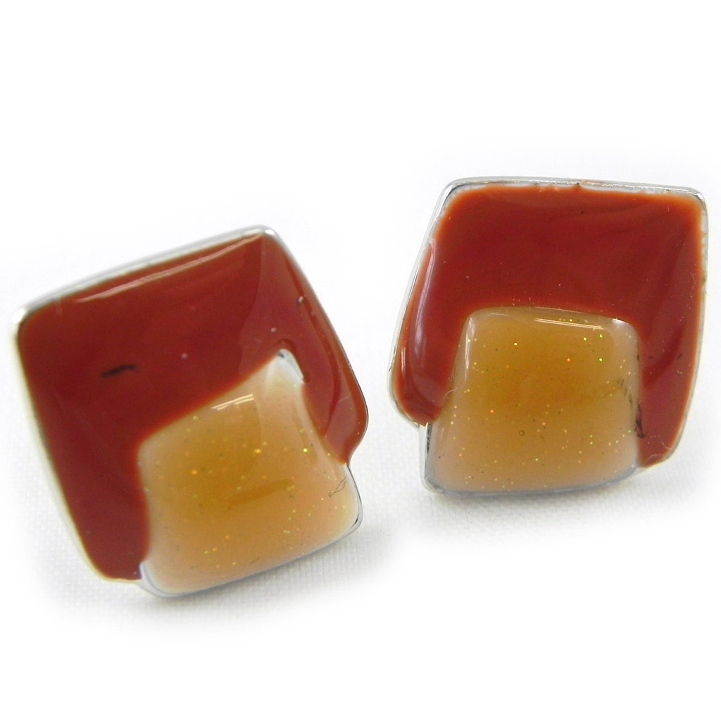Boucles Créateur \'Coloriage\' marron - [H2336]