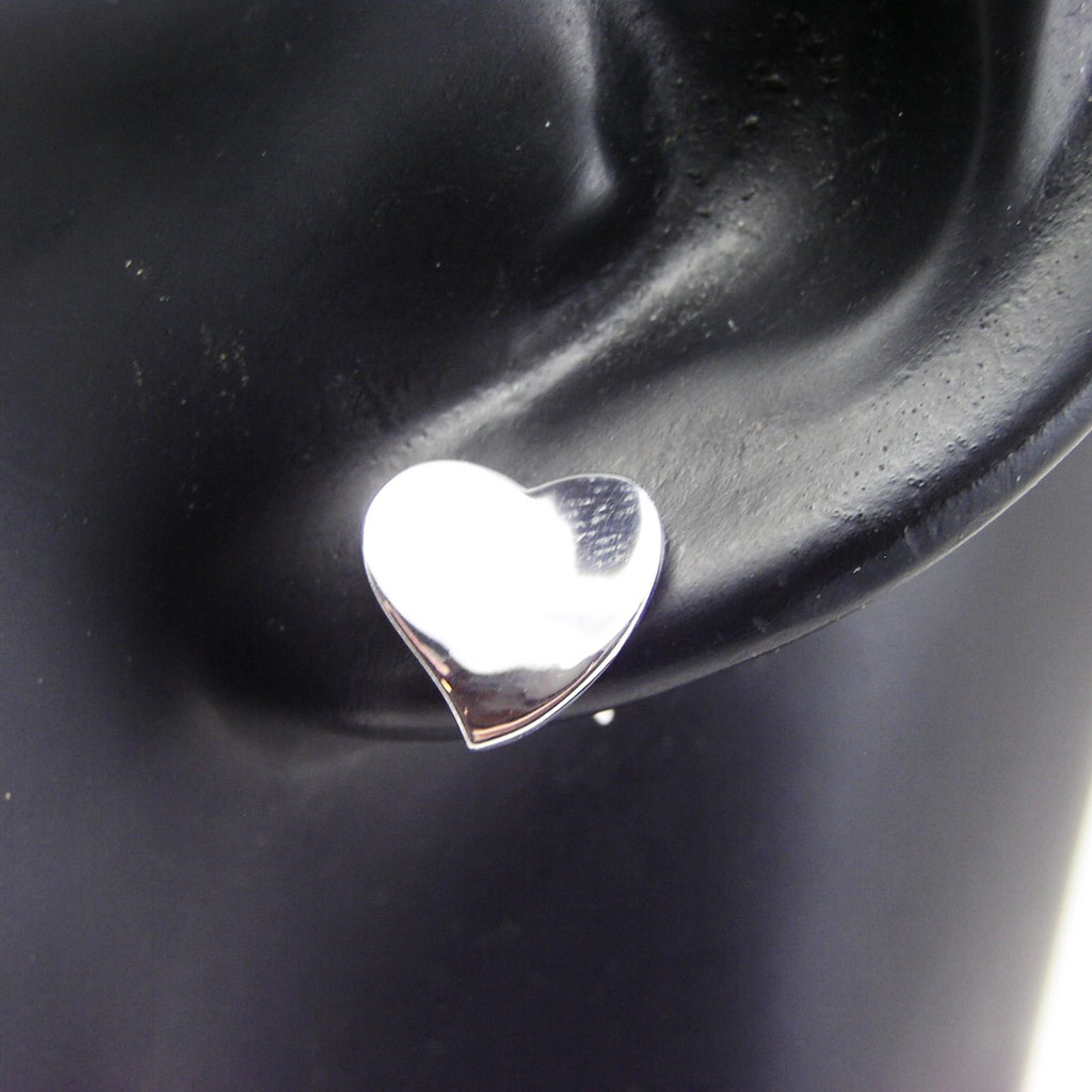 Boucles Argent \'Sweet Heart\'  - [F6223]