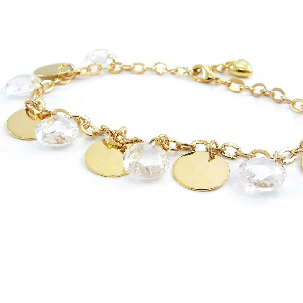 Bracelet Plaqué Or \'Chorégraphie\'  - [F6360]