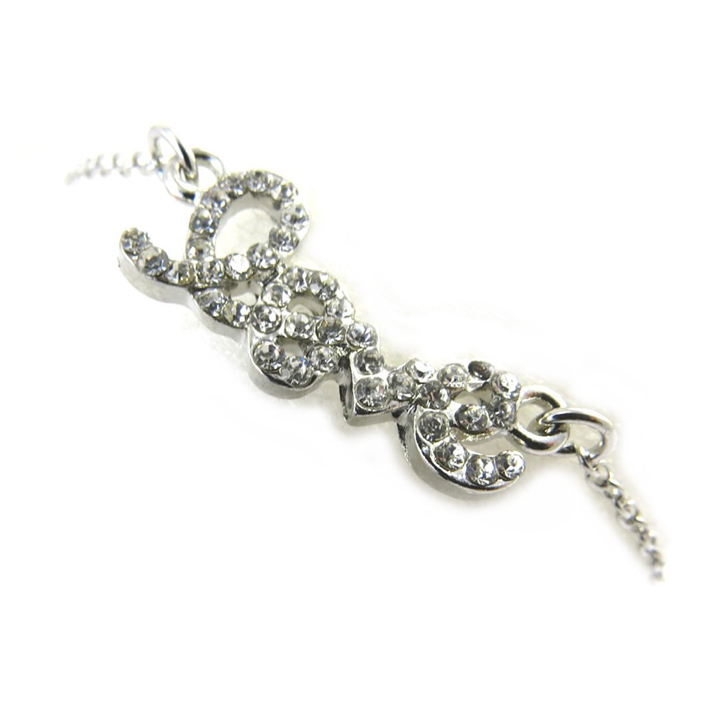 Bracelet Créateur \'Love\' blanc  - [M1803]
