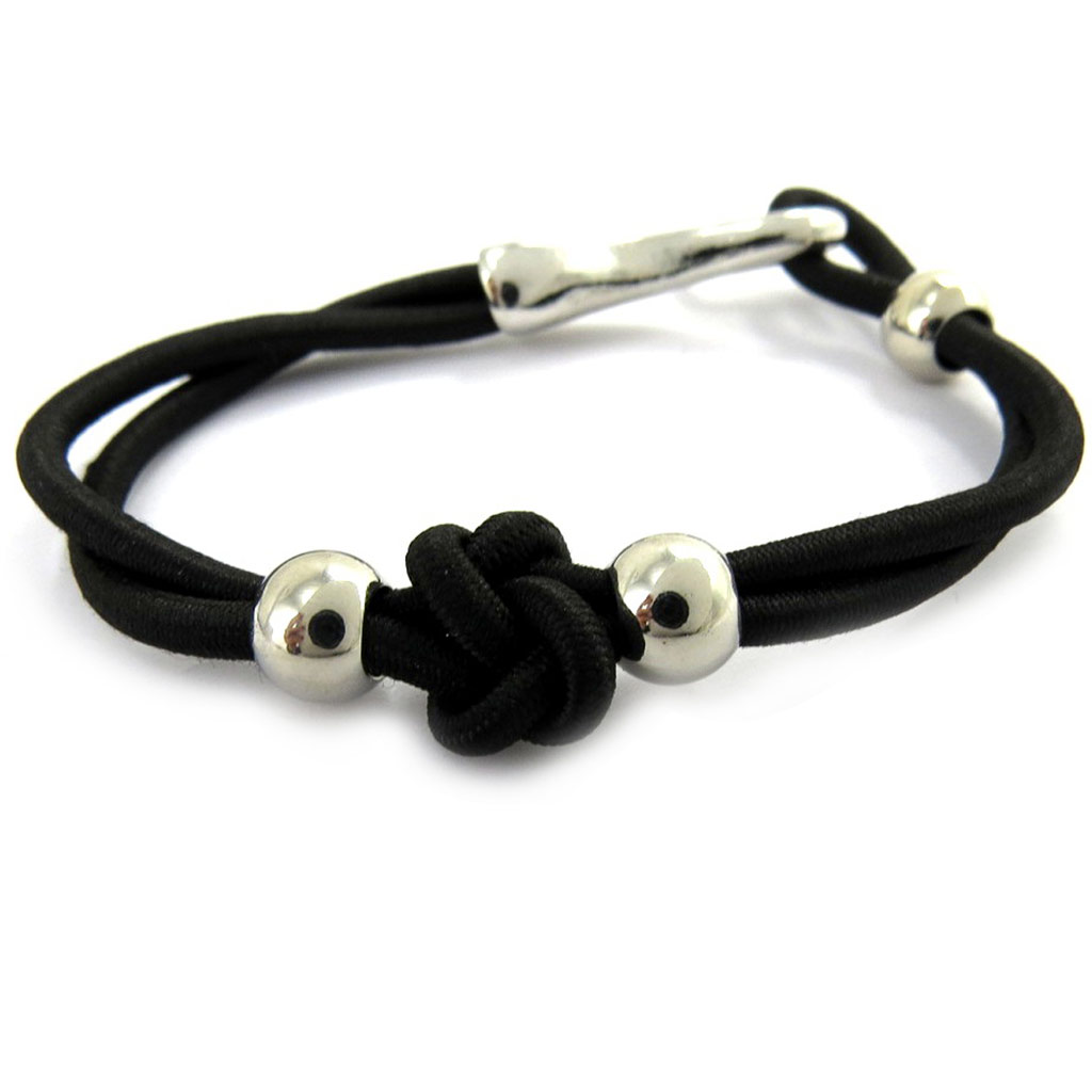 Bracelet ethnique \'Peaceful\' noir - [M1930]