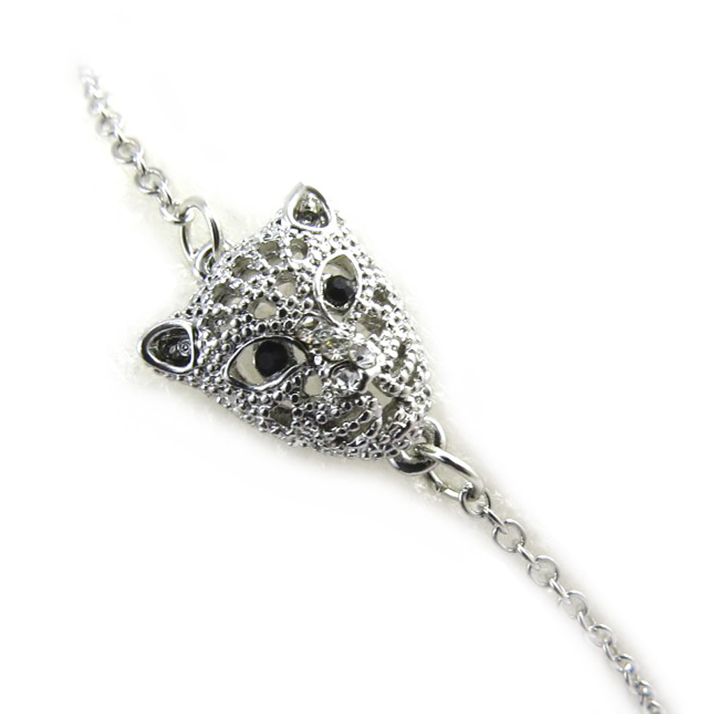 Bracelet Créateur \'Panthère\' blanc  - [M1940]