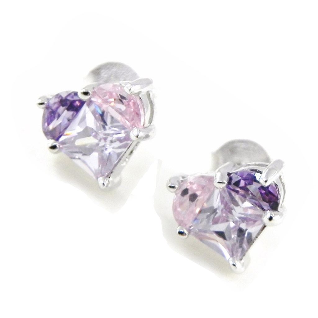 BO Argent \'Coeur Merveilles\' rose violet - [F6933]
