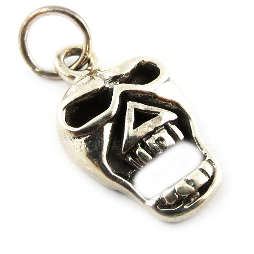 Pendentif Argent \'Tête de Mort\'  - [F8778]
