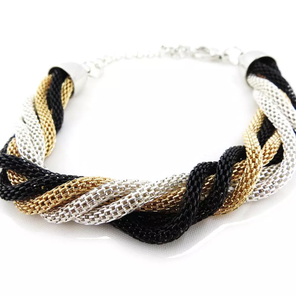 les trésors de lily Bracelet 'Chorégraphie' 3 tons [J3638]