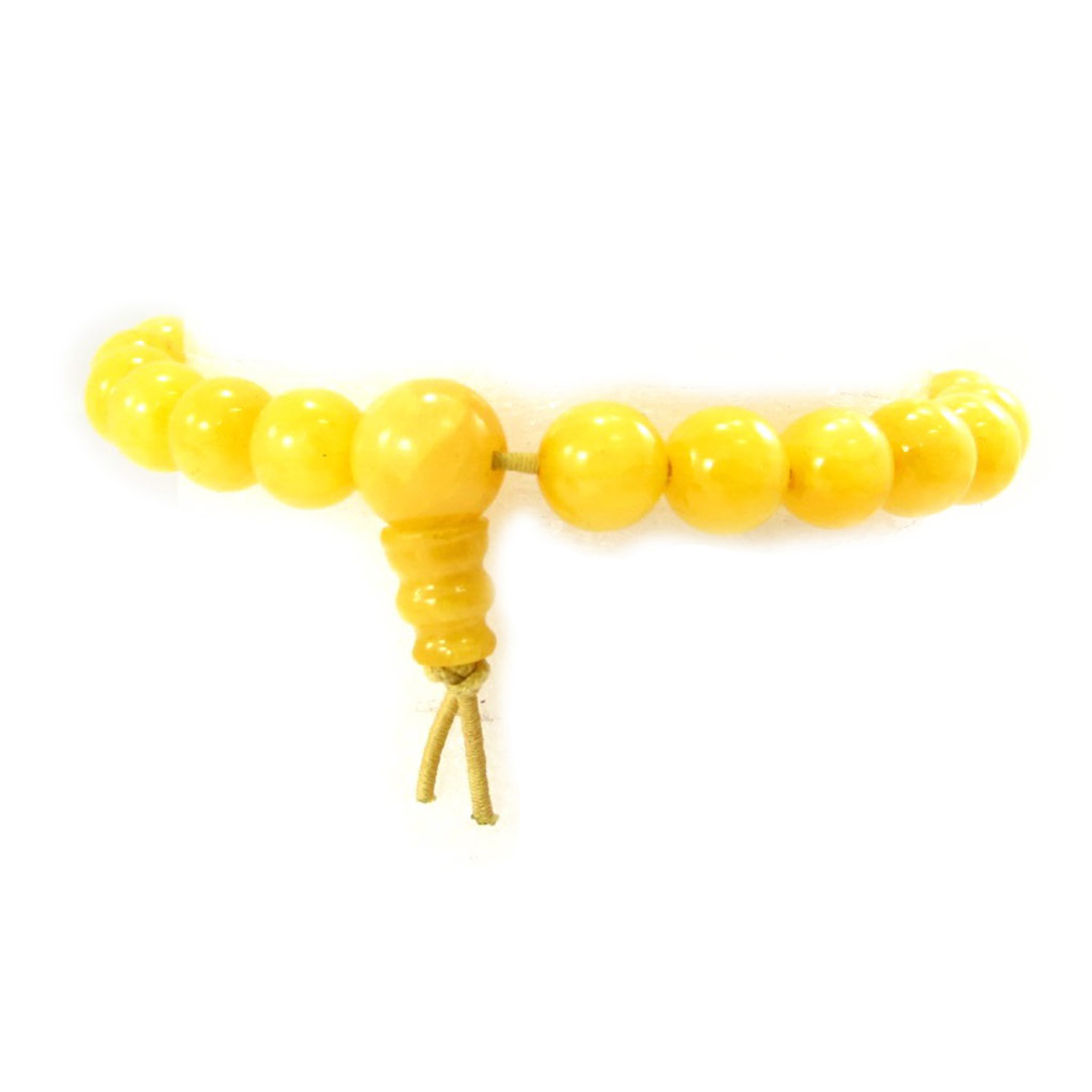 Bracelet créateur \'Minéralia\' jaune - [K3064]