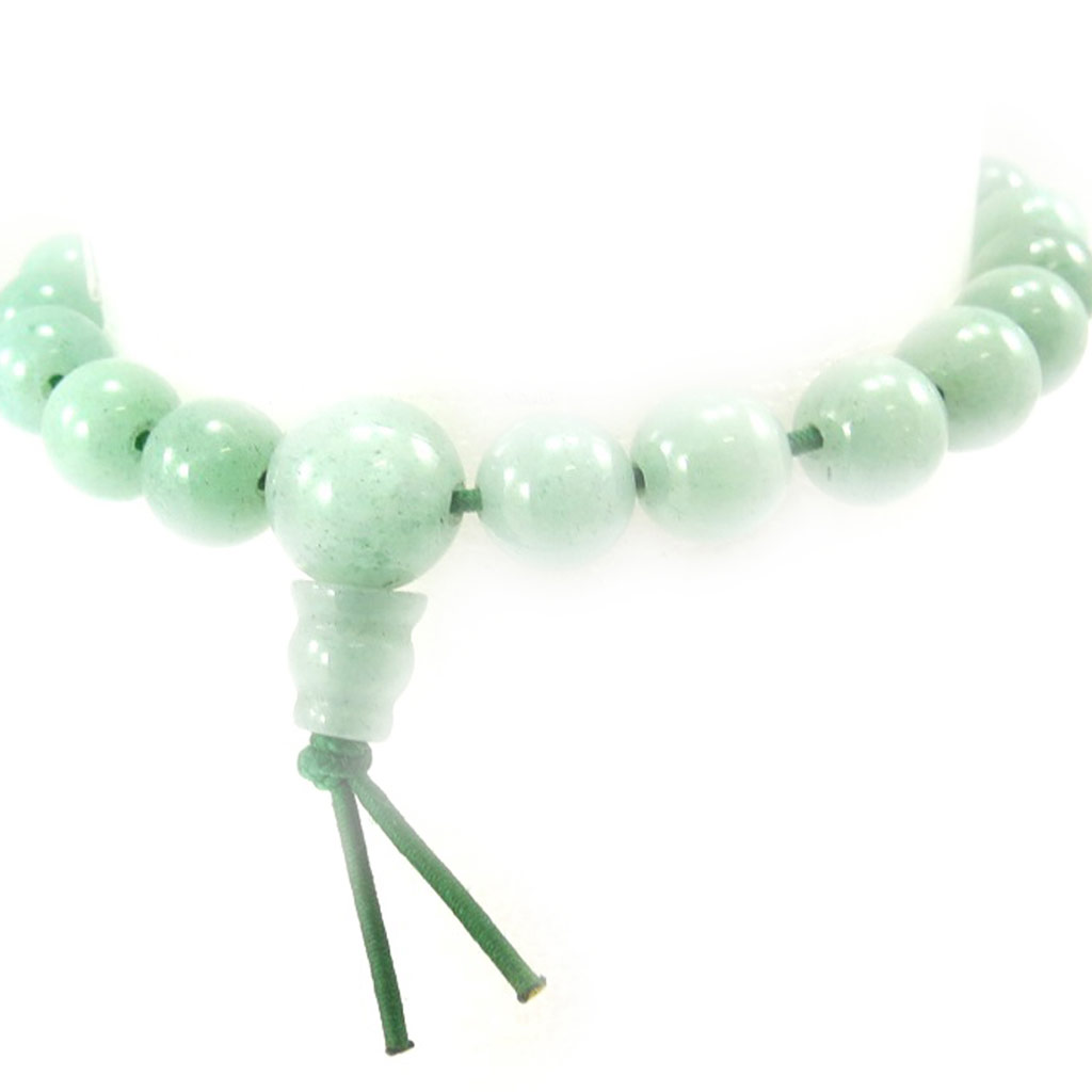 Bracelet créateur \'Minéralia\' vert clair - [K3069]