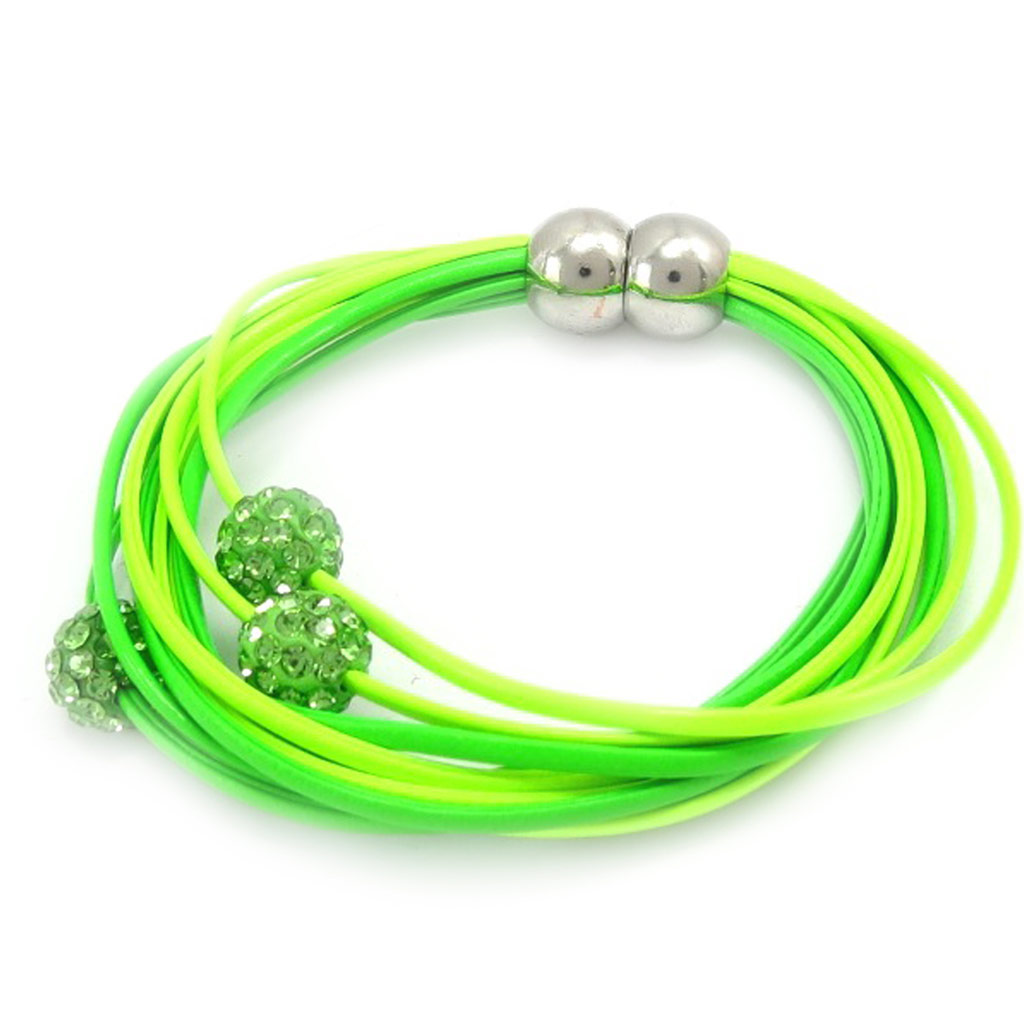 Bracelet créateur \'Sissi\' vert - [K3073]