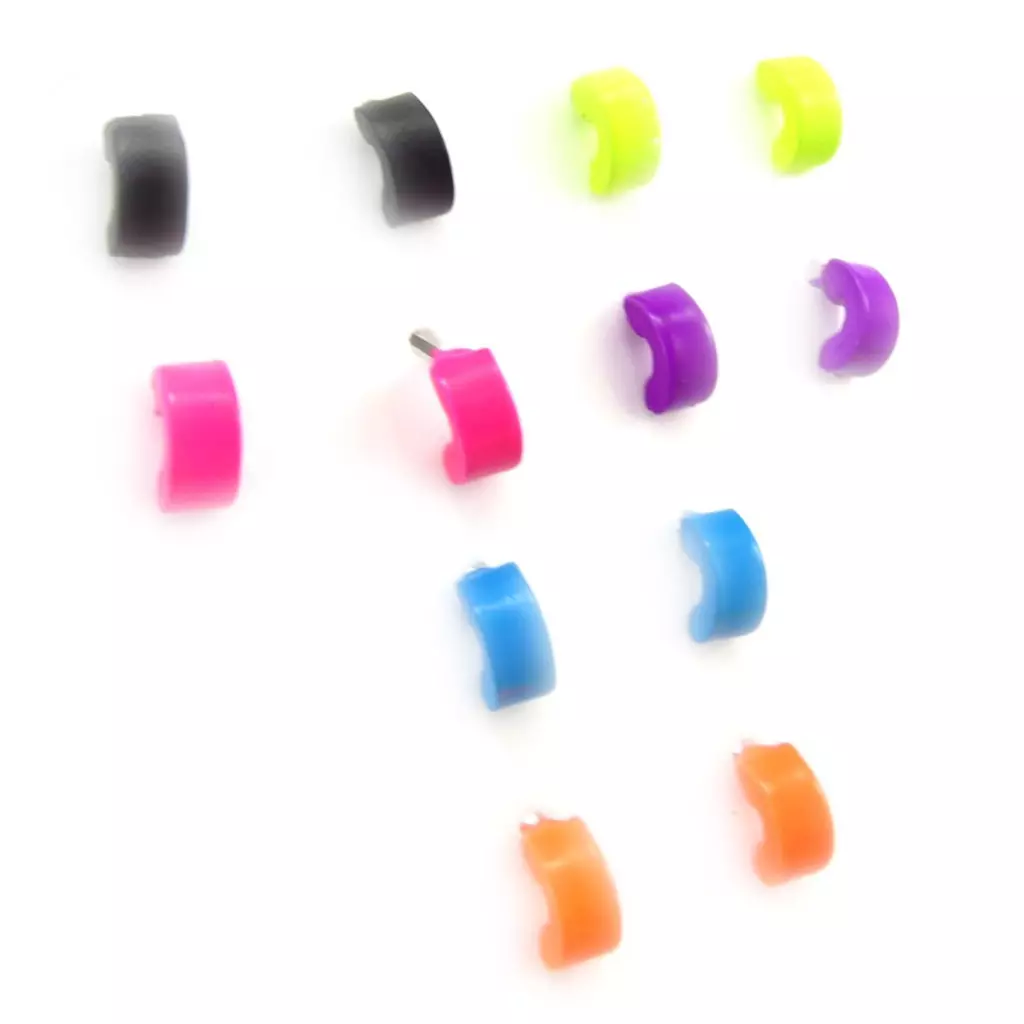 les trésors de lily 6 paires de boucles 'Coloriage' tutti frutti [K3154]