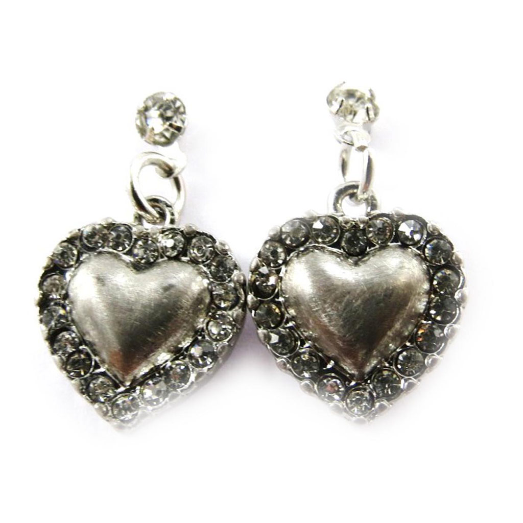 Boucles Créateur \'Love\' blanc  - [J4030]