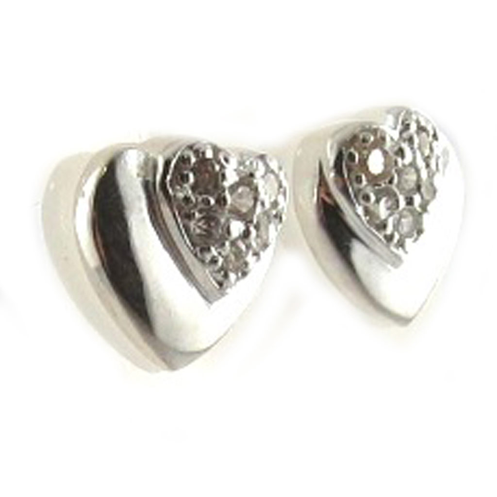 Boucles Argent \'Love Sweet Love\'  - [E9657]