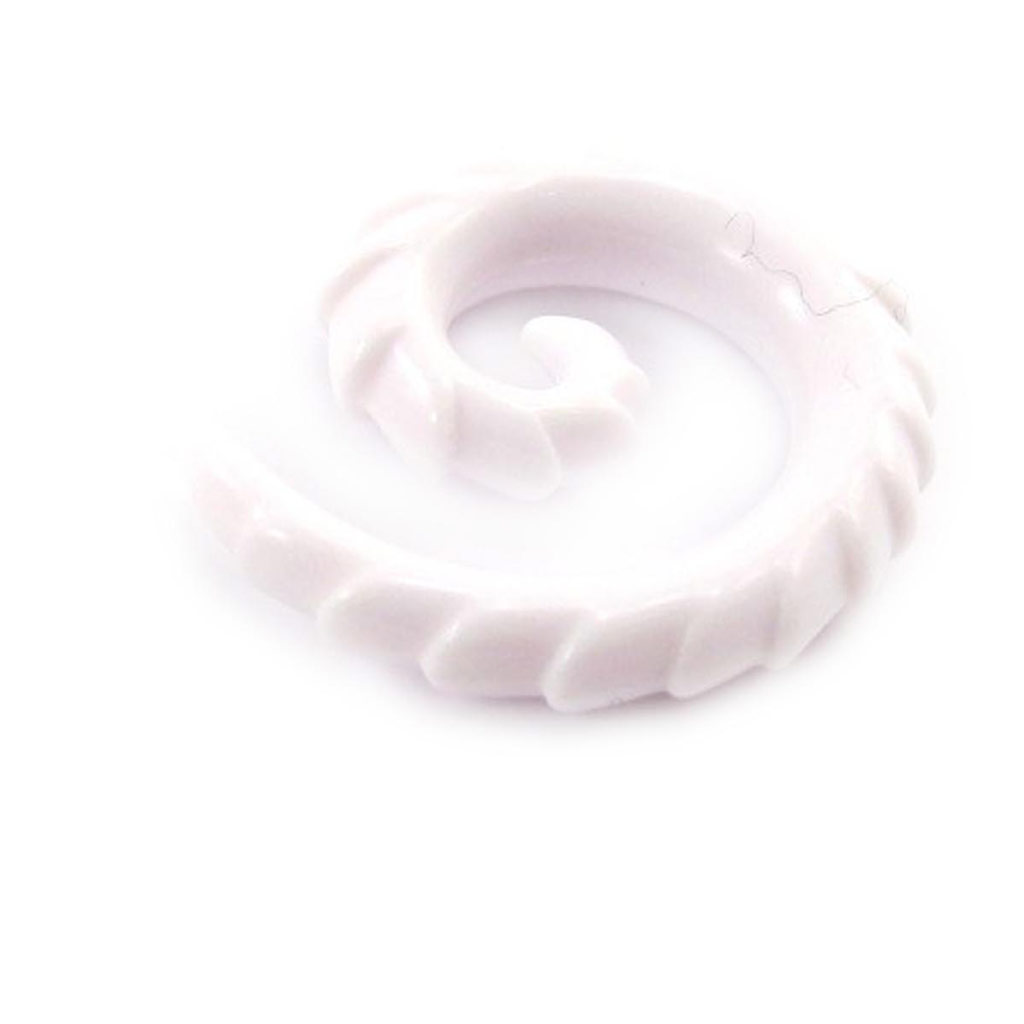 Spirale acrylique blanc 5 mm - [J4107]