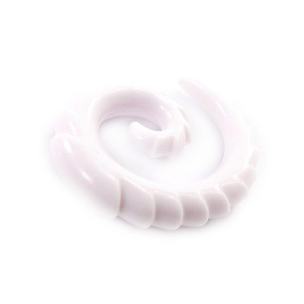 Spirale acrylique blanc 6 mm - [J4113]
