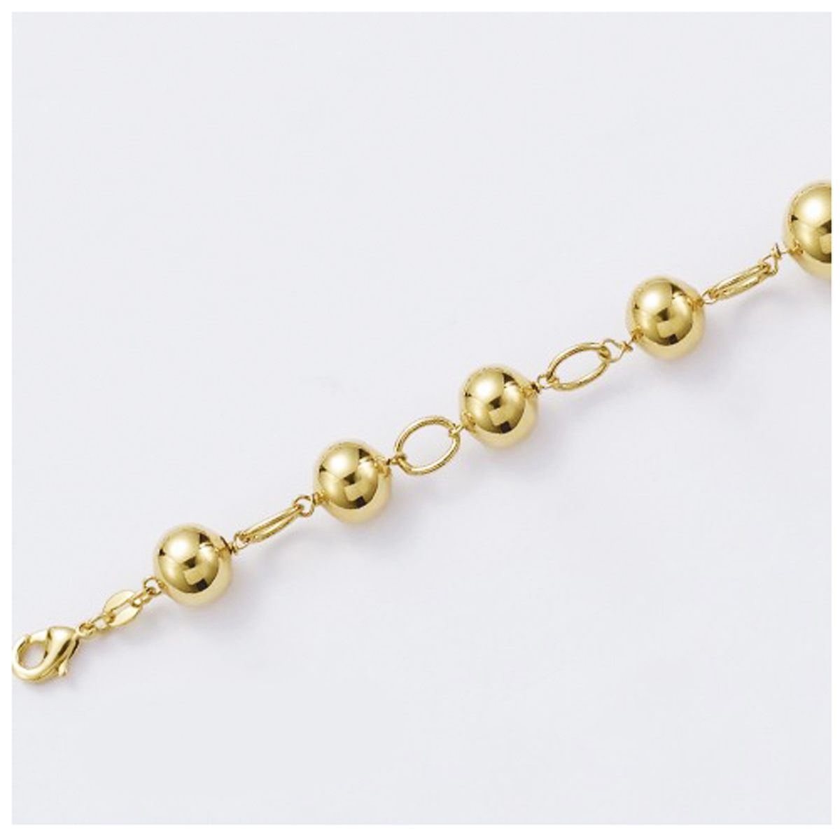 Bracelet Plaqué Or \'Chorégraphie\' doré - 9 mm - [G5645]