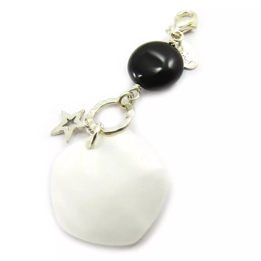 les trésors de lily Pendentif Charm 'Mineralia' étoile [G6504]