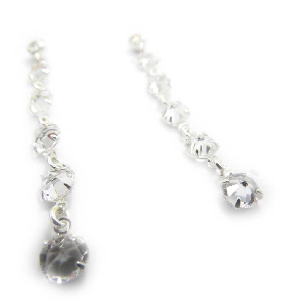 Boucles Créateur \'Sissi\' blanc - [J5407]